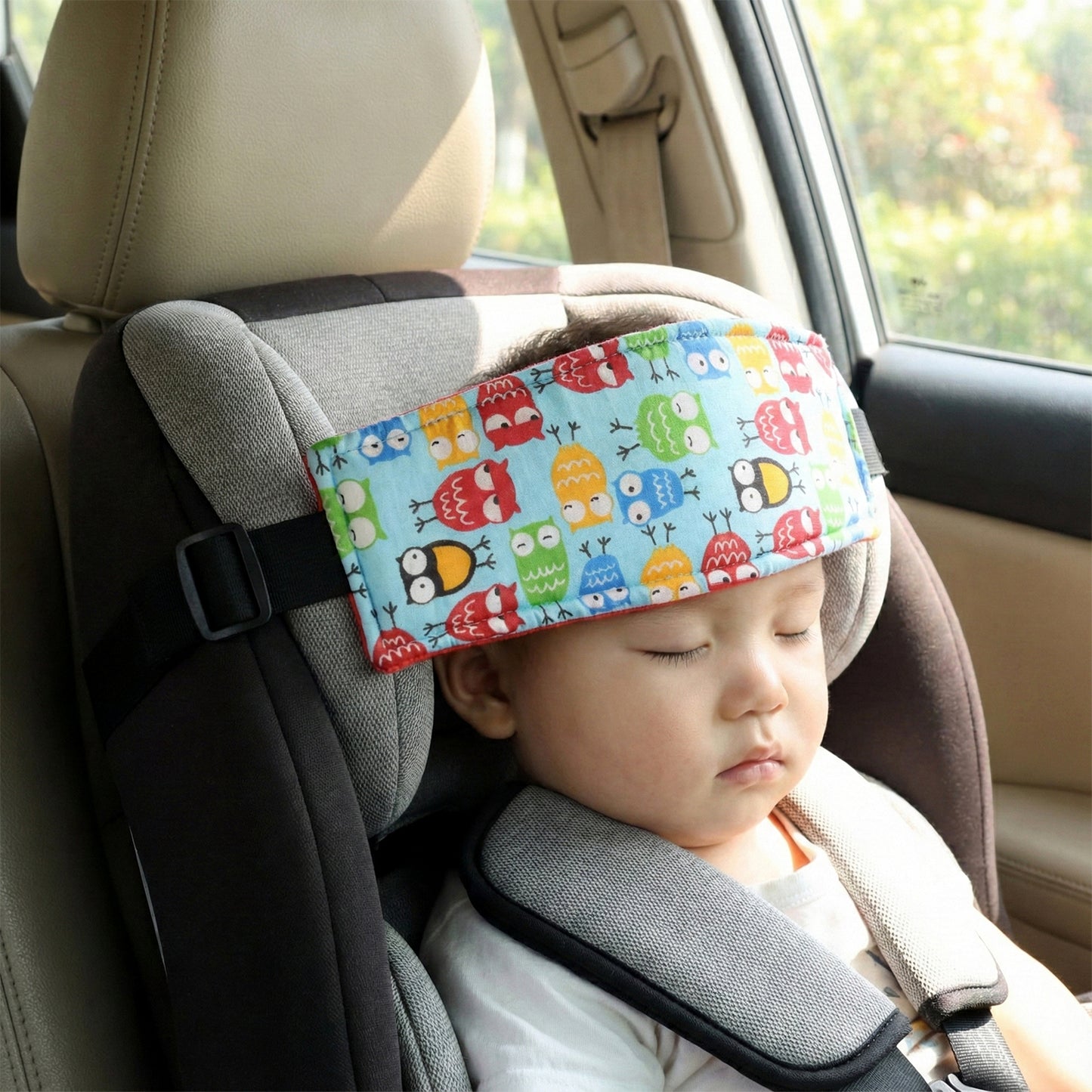 Adjustable Baby Head Support Strap for Car Seats & Strollers (1 Pc) - Happy Price - Image 2