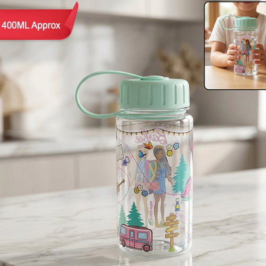 Kids Printed Water Bottle 400 Ml Approx (1 Pc)