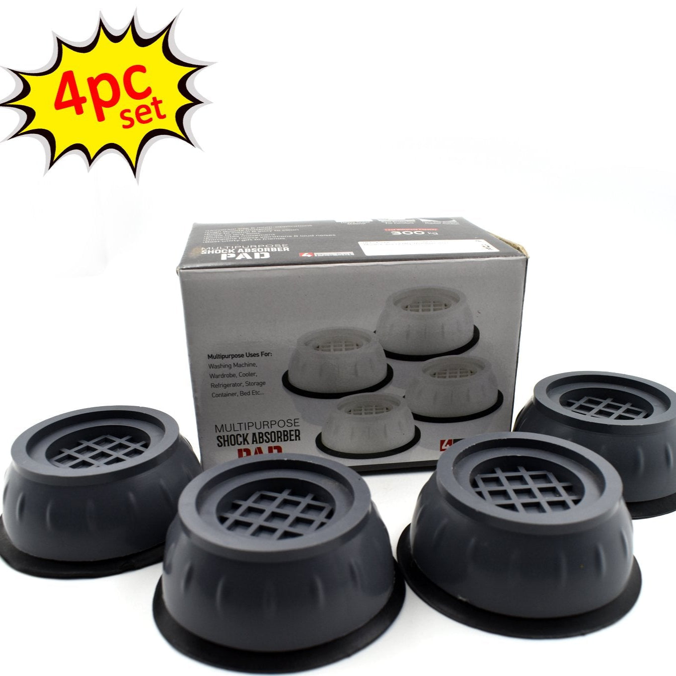 Anti Vibration Pads With Suction Cup Feet - Happy Price - Image 1