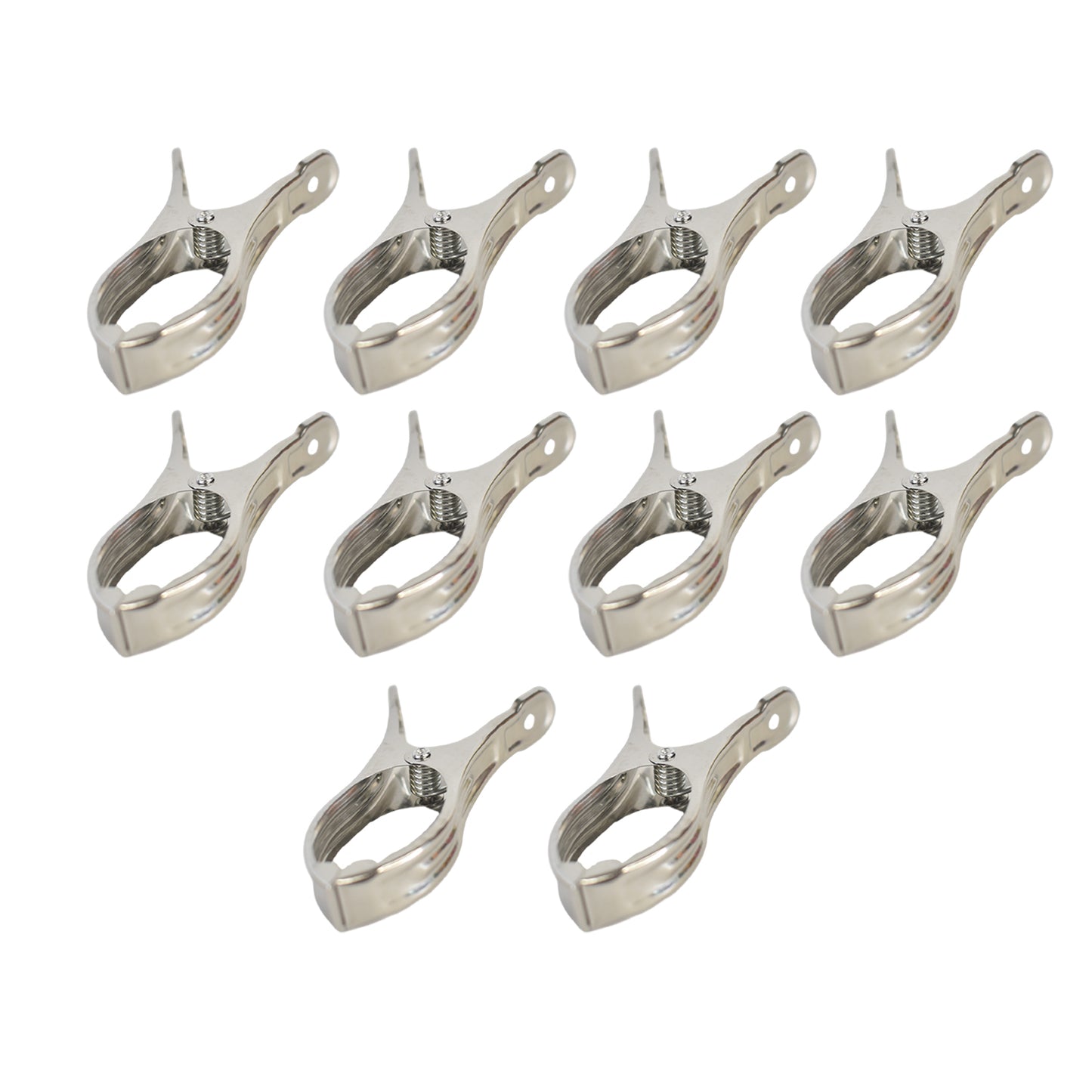 Stainless Steel Clothes Pins Beach Towel Clips (10 Pcs Set) - Happy Price - Image 4