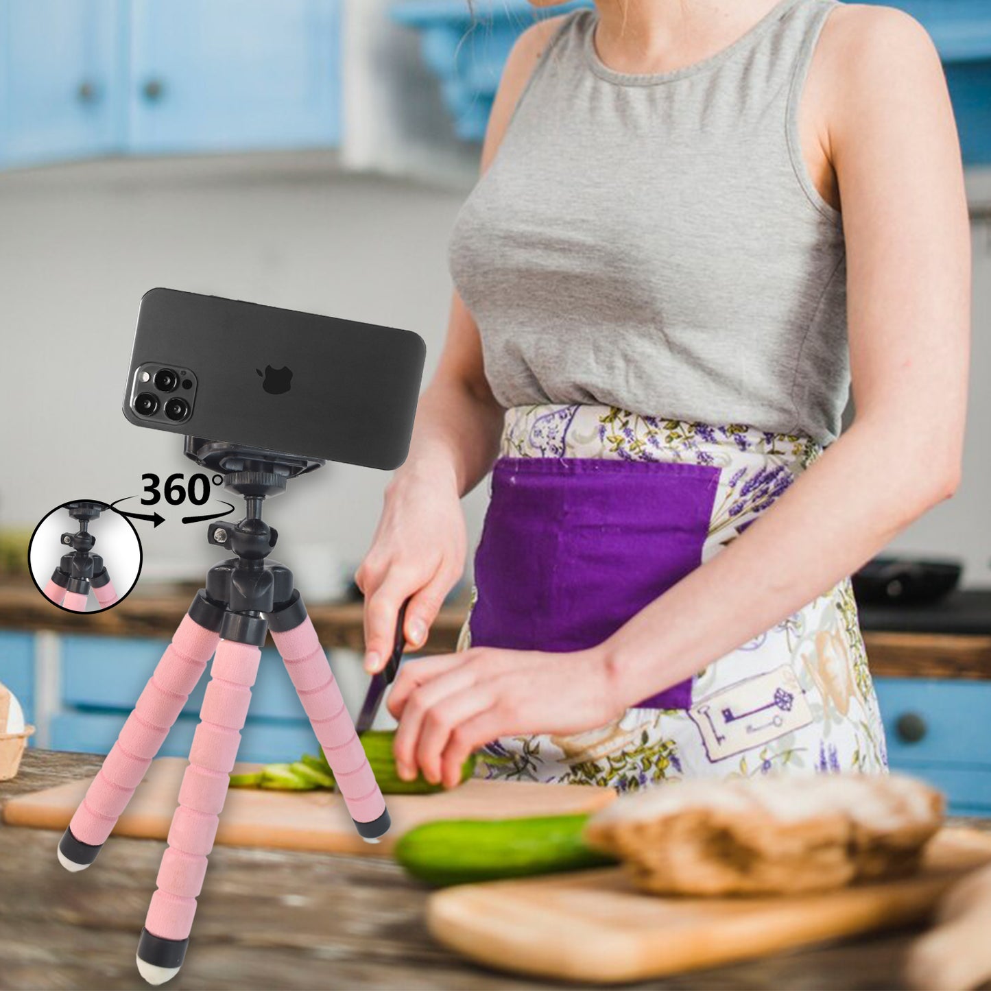 Mini Tripod Flexible Tripod Stand (1 Pc) - Happy Price - Image 3