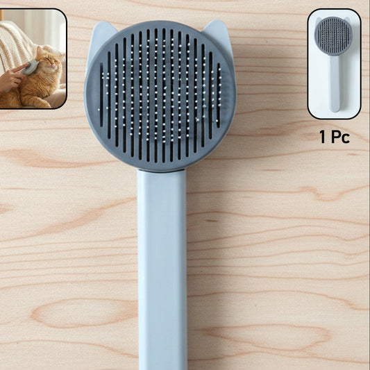 Gentle Pet Grooming Brush for Dogs & Cats - Soft Needle Comb for Deshedding - Happy Price - Image 1