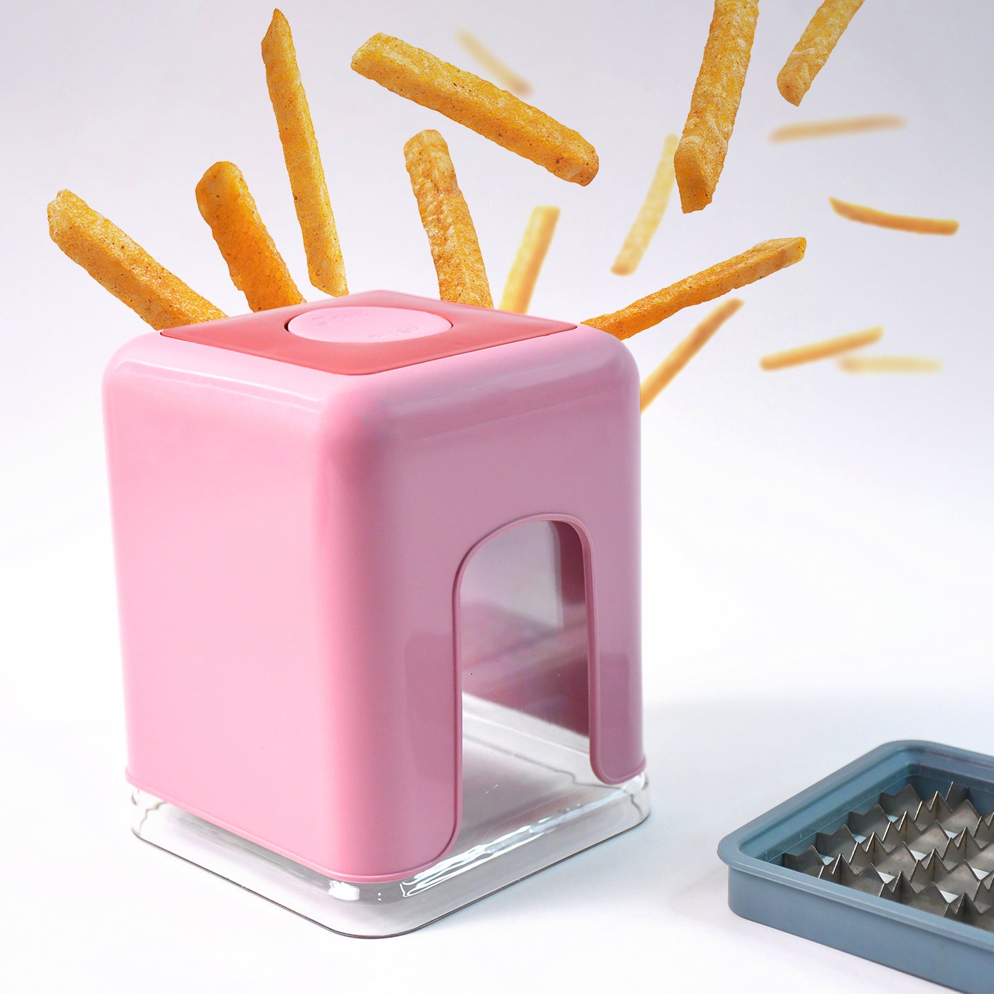 Apex Heavy Duty Potato Chipser  Vegetable Chopper With Dual Blade Set - Happy Price - Image 4