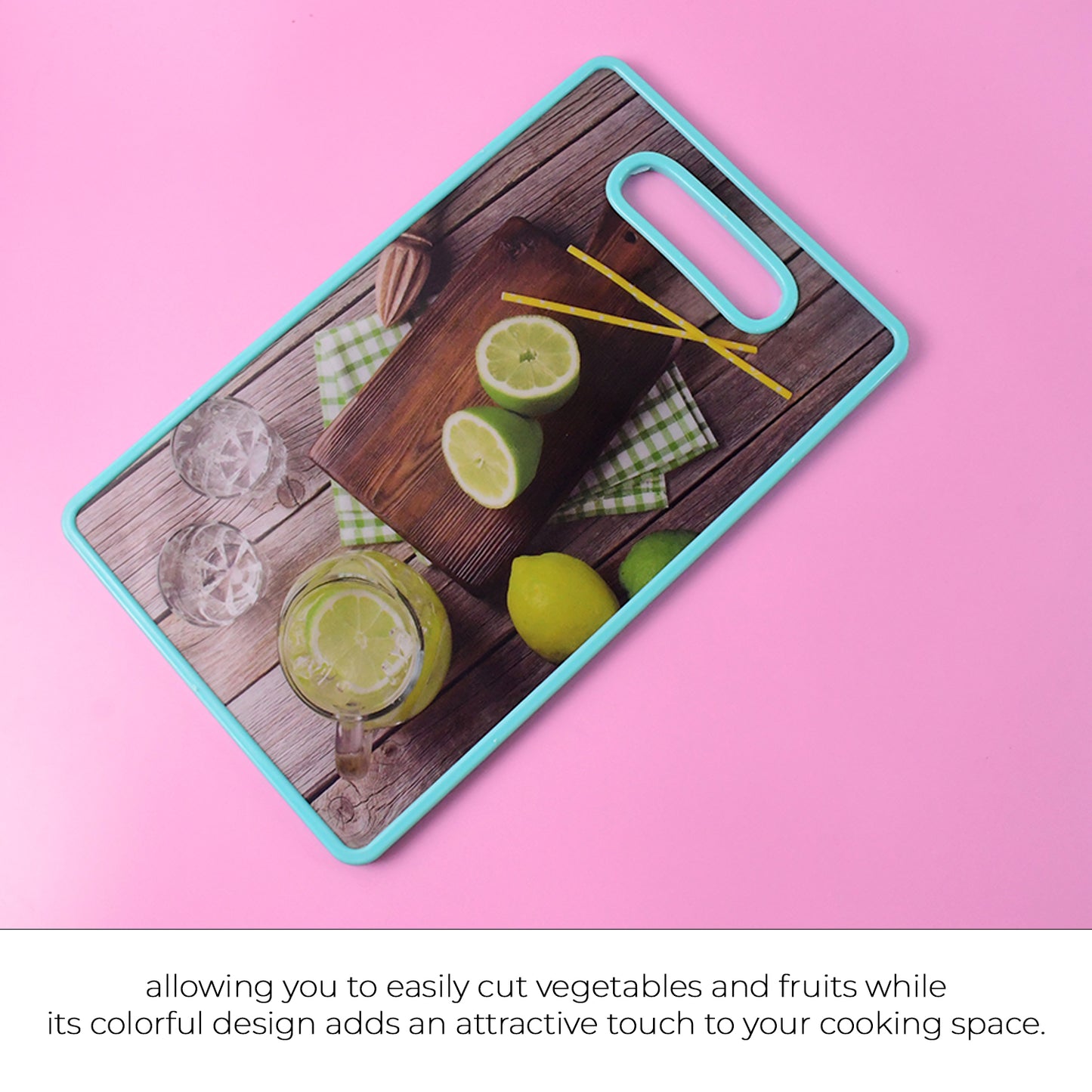 Multipurpose Kitchen Cutting Board with Handle - 36x23 cm - Happy Price - Image 4