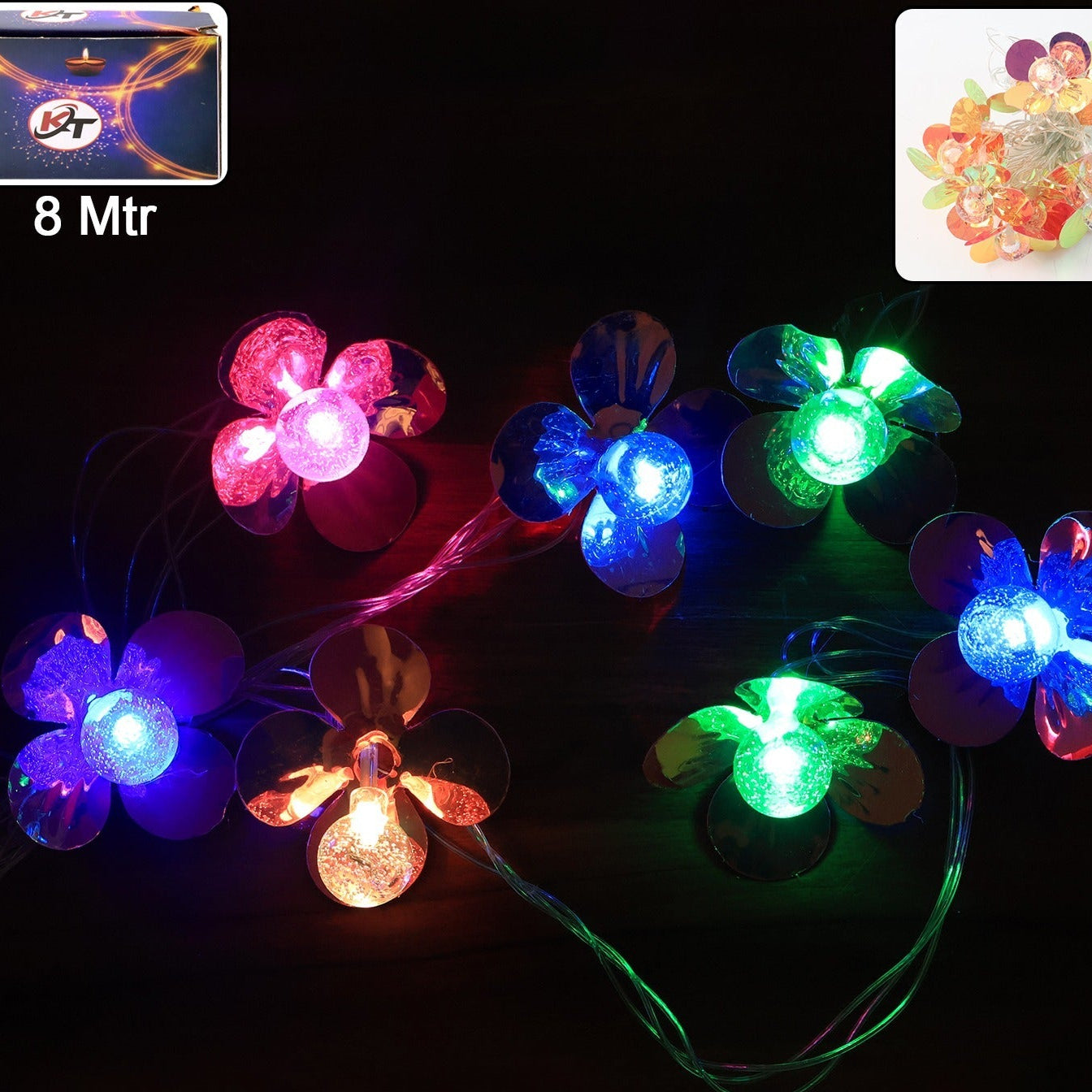 Decorative Flower Led String Lights (8 Meter) - Happy Price - Image 1