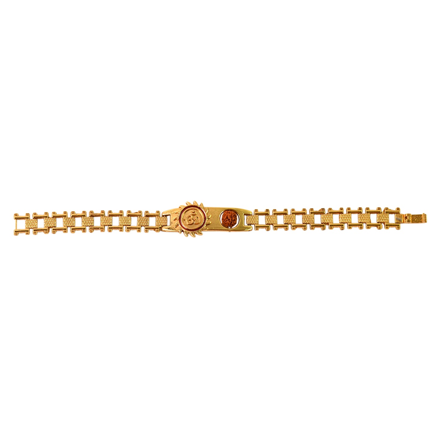 Gold Plated Designer Watch-dial Style Bracelet Rakhi For Brother (1 Pc) - Happy Price - Image 2