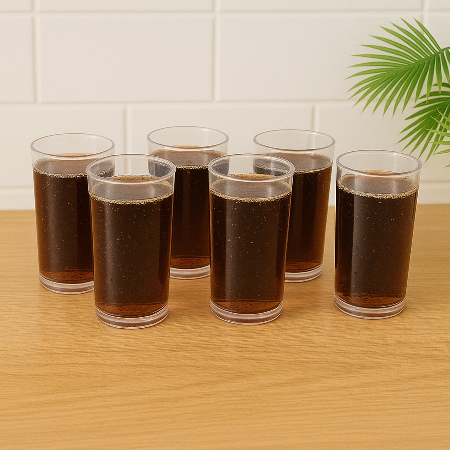 Clear Plastic Martini Glasses Set - 6 Pc, 300ml Each - Happy Price - Image 6
