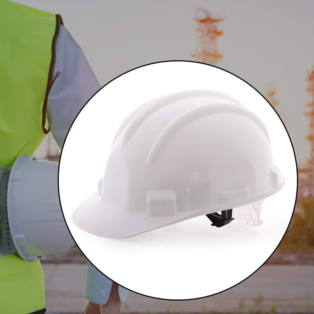 Safety Helmet Construction Protective Helmets Anti-smashing - Happy Price - Image 1