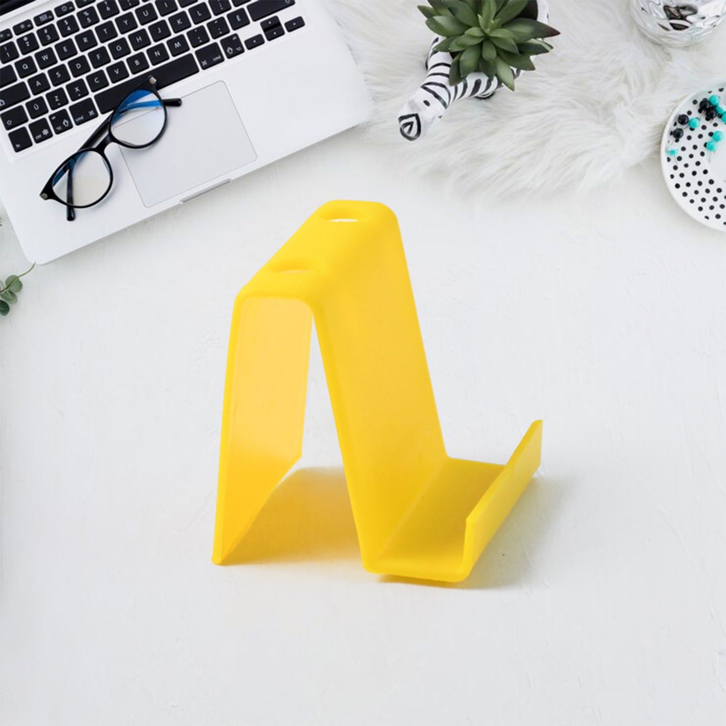 Multifunctional Plastic Mobile Phone Stand  Pen Holder (1 Pc  Mix Color) - Happy Price - Image 6