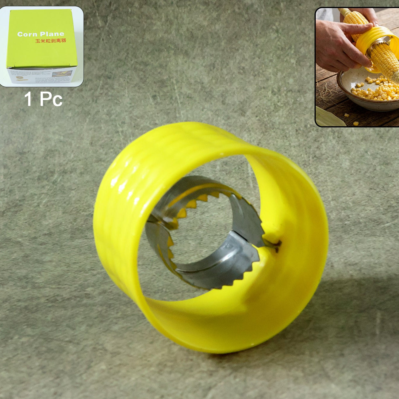 Handheld Corn Stripper Tool - Easy Kernel Removal (1 Pc) - Happy Price - Image 1