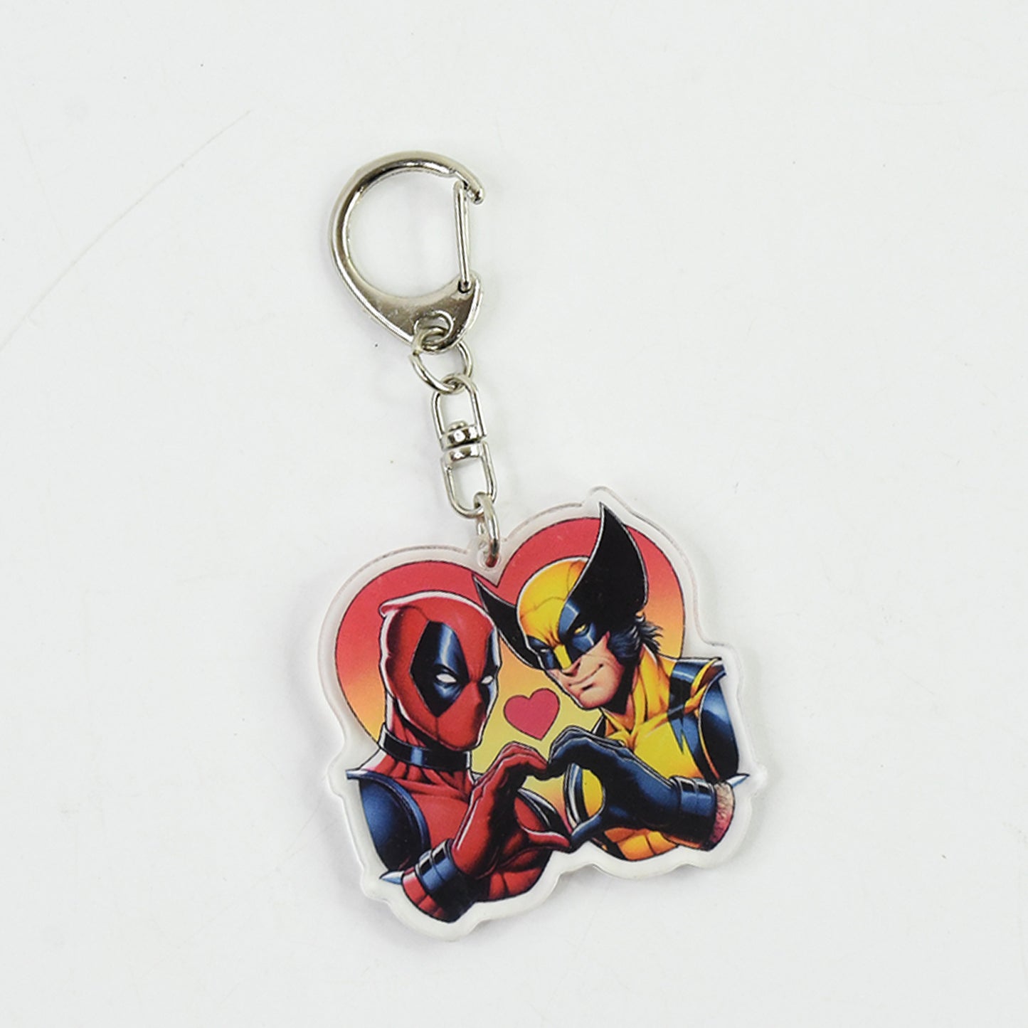 Stylish Acrylic Cartoon Character Keychain With Metal Clip (1 Pc) - Happy Price - Image 2