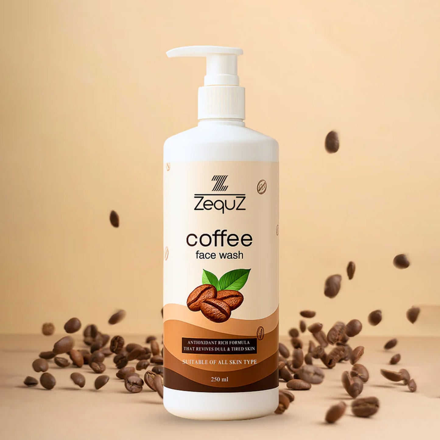 Zequz Coffee Face Wash - 250 ML, Deep Cleansing & Skin Revitalizing - Happy Price - Image 6