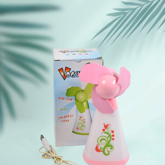 Cute Bright Color Desktop Office Usb Mini Fan Battery Usb Fans Usb Mini Fans (Battery Not Include) - Happy Price - Image 1