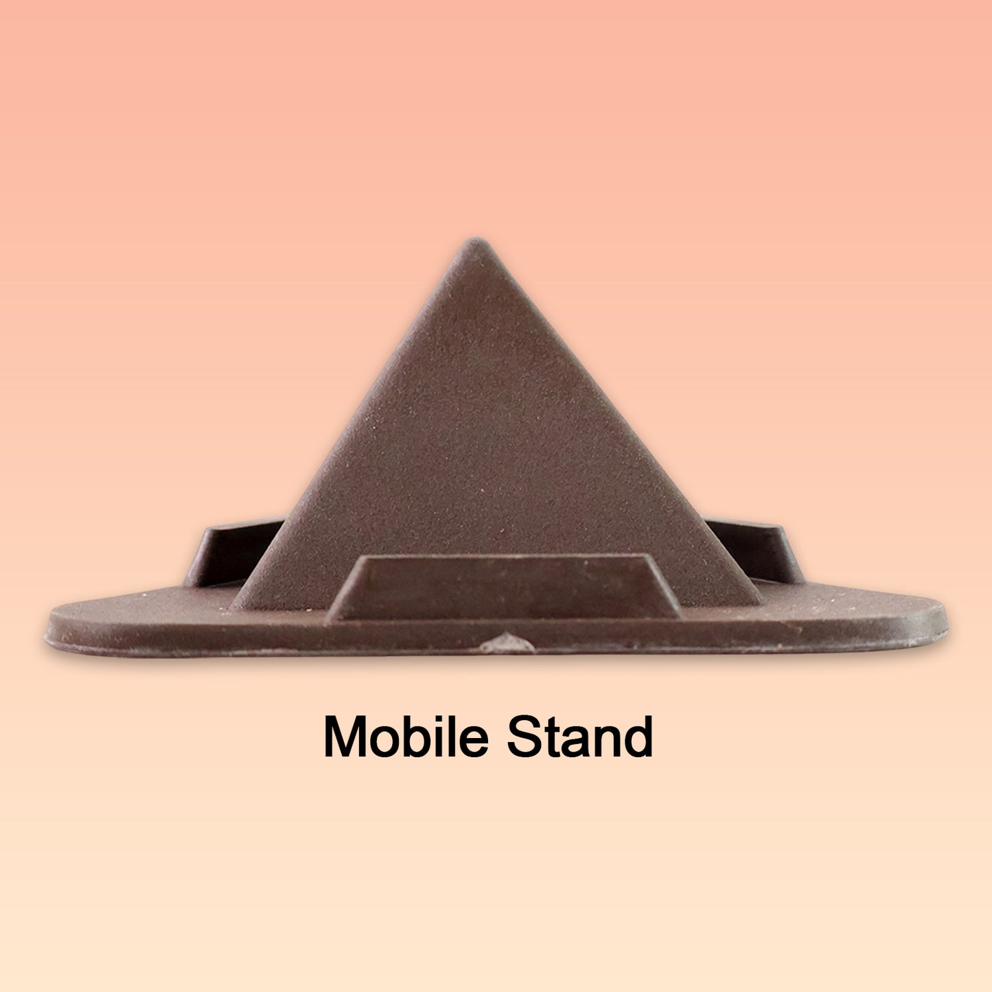 Pyramid Brown Mobile Stand with 3 Viewing Angles - Happy Price - Image 3