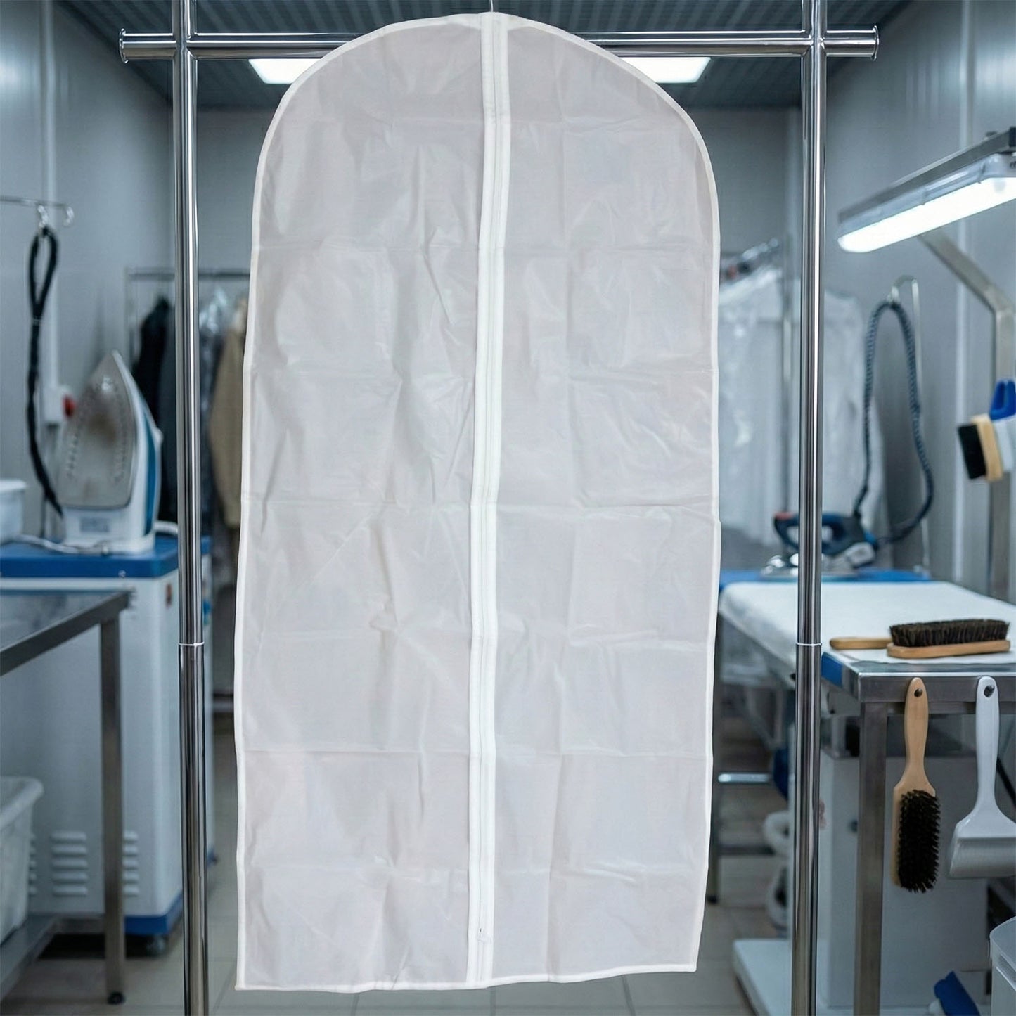 Transparent Garment Cover Bag for Long Coats, Suits, Dresses - 120 x 58 cm (1 Pc) - Happy Price - Image 6