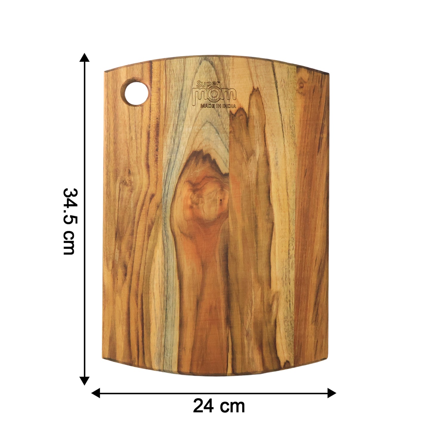Premium Teak Wood Chopping Board for Kitchen (1 Pc) - Happy Price - Image 3