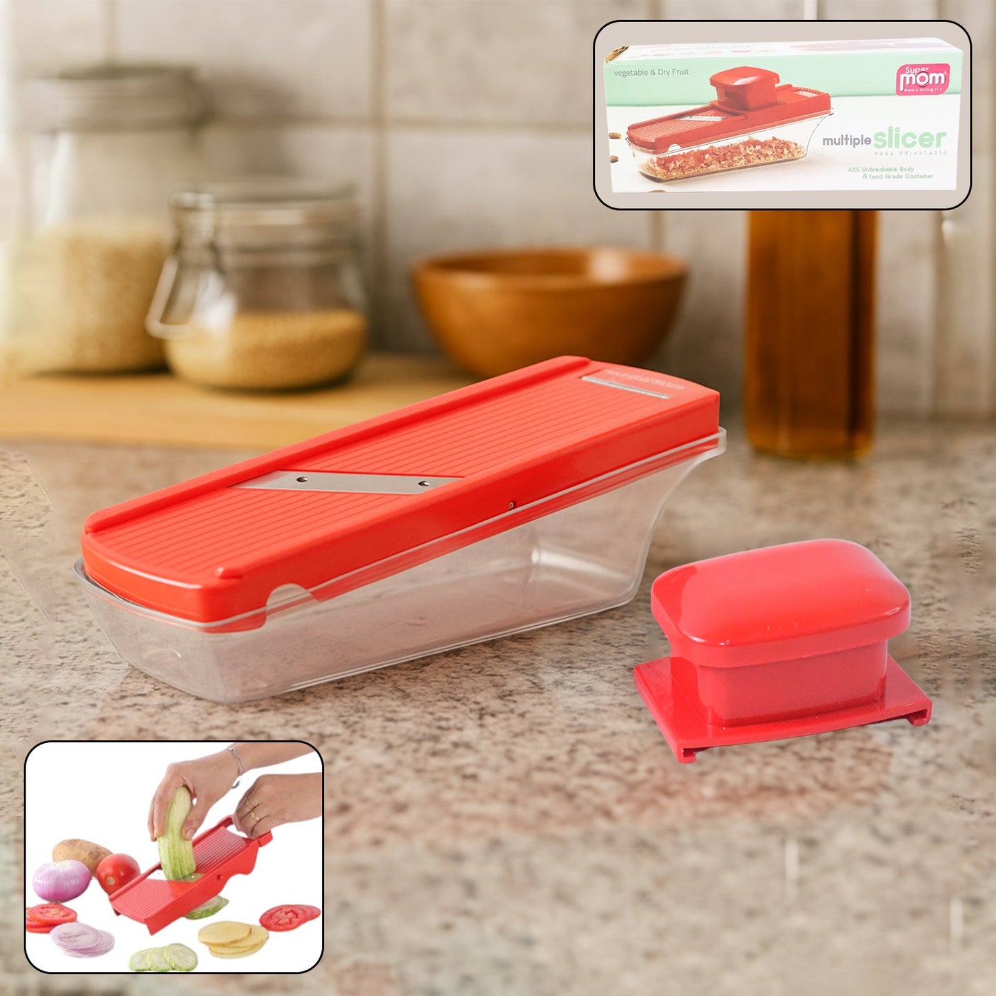 HappyPrice Adjustable Vegetable & Dry Fruit Slicer (1 Pc) - Happy Price - Image 7