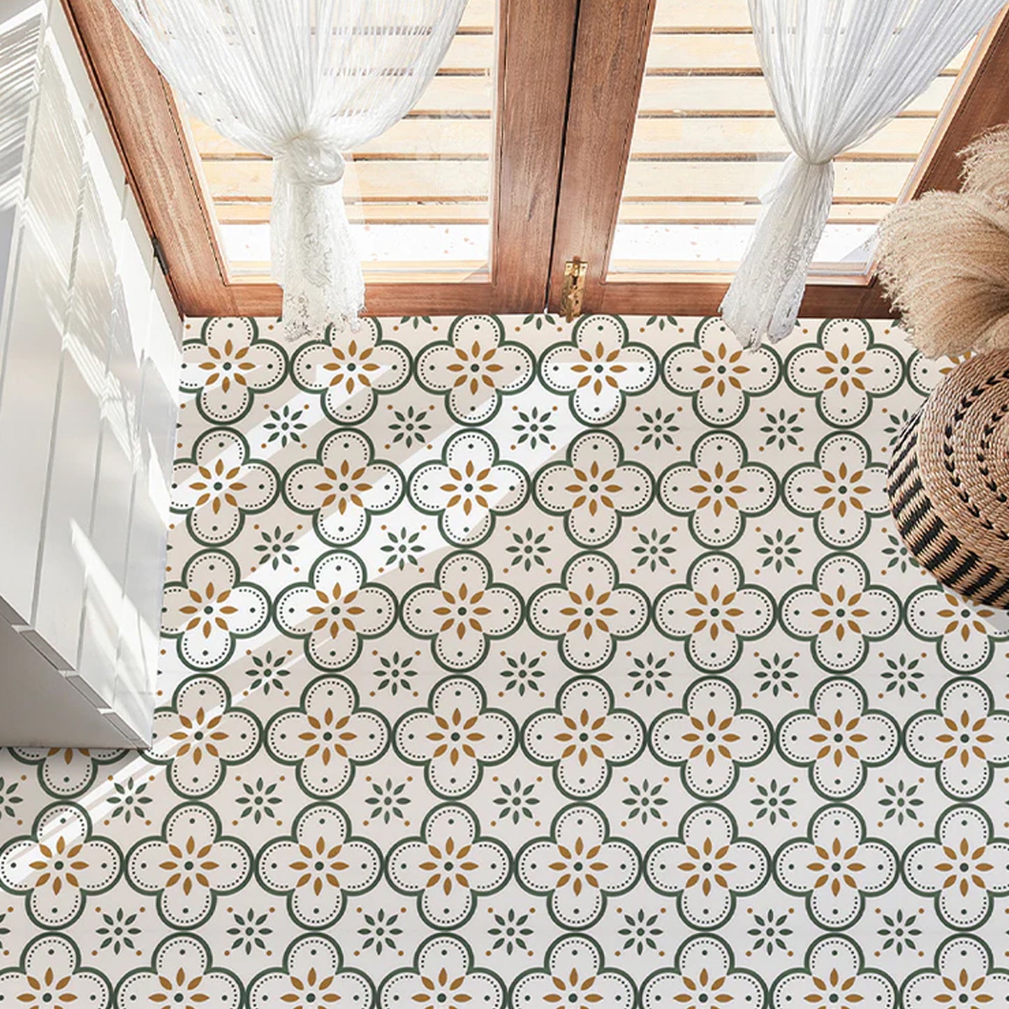 Peel And Stick Floor Tiles Kitchen  Bathroom Backsplash Sticker Detachable Waterproof Diy Tile Stickers For Wall Decoration Tiles Home Decoration (8x8 Inch  10 Pcs Set) - Happy Price - Image 2