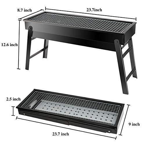 Folding Portable Barbeque Bbq Grill Set For Outdoor And Home - Happy Price - Image 4