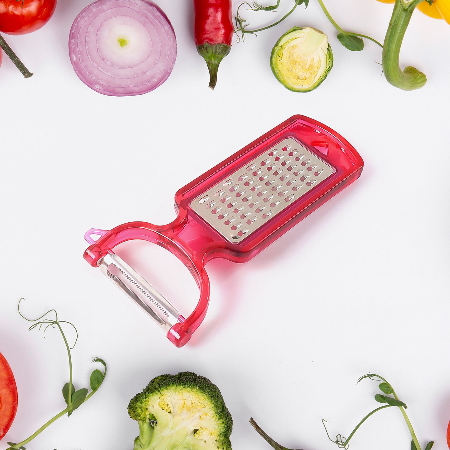 2-in-1 Multifunctional Kitchen Peeler With Grater (1 Pc) - Happy Price - Image 3