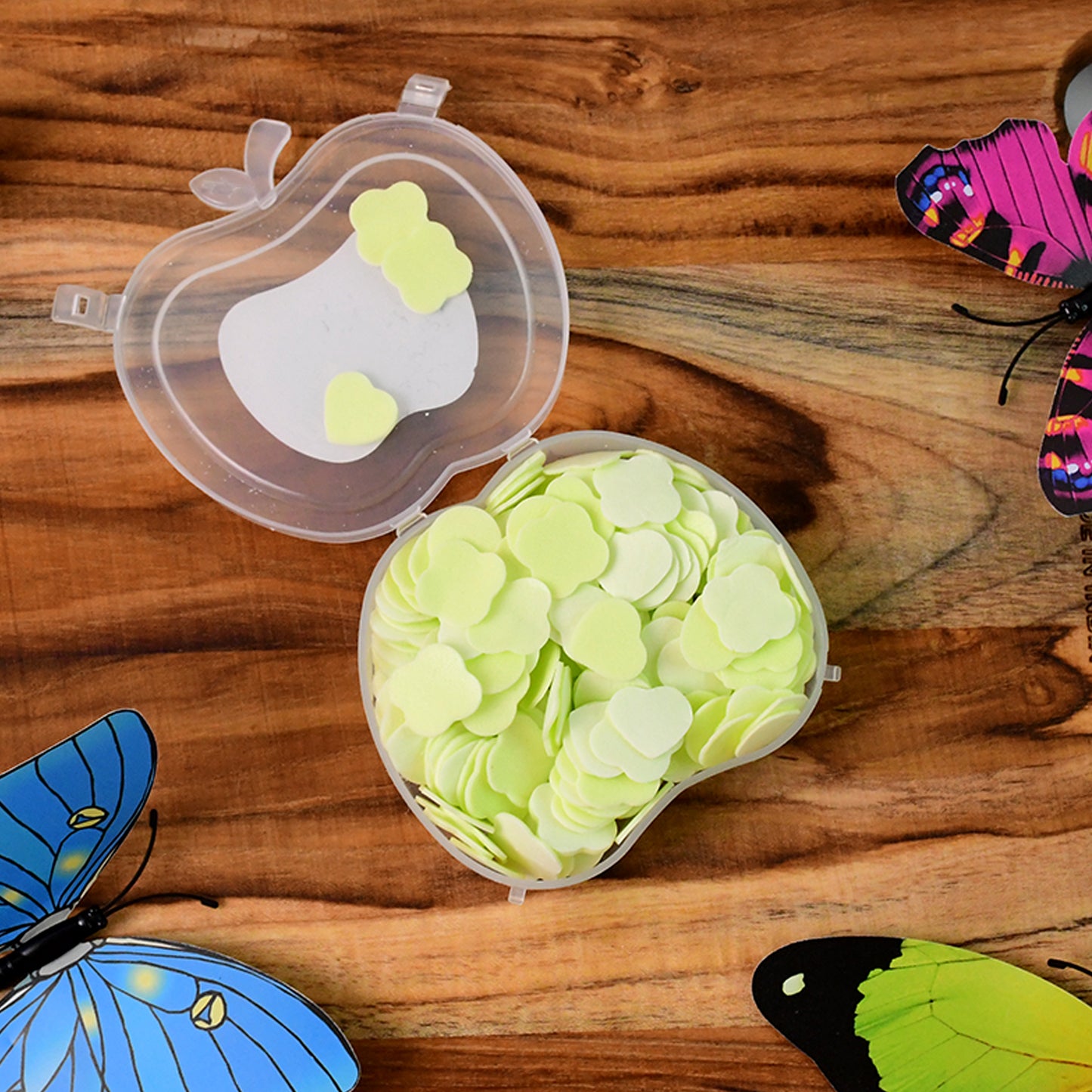 Portable Paper Soap Sheets with Apple Case - 1 Pc, Mixed Colors - Happy Price - Image 7