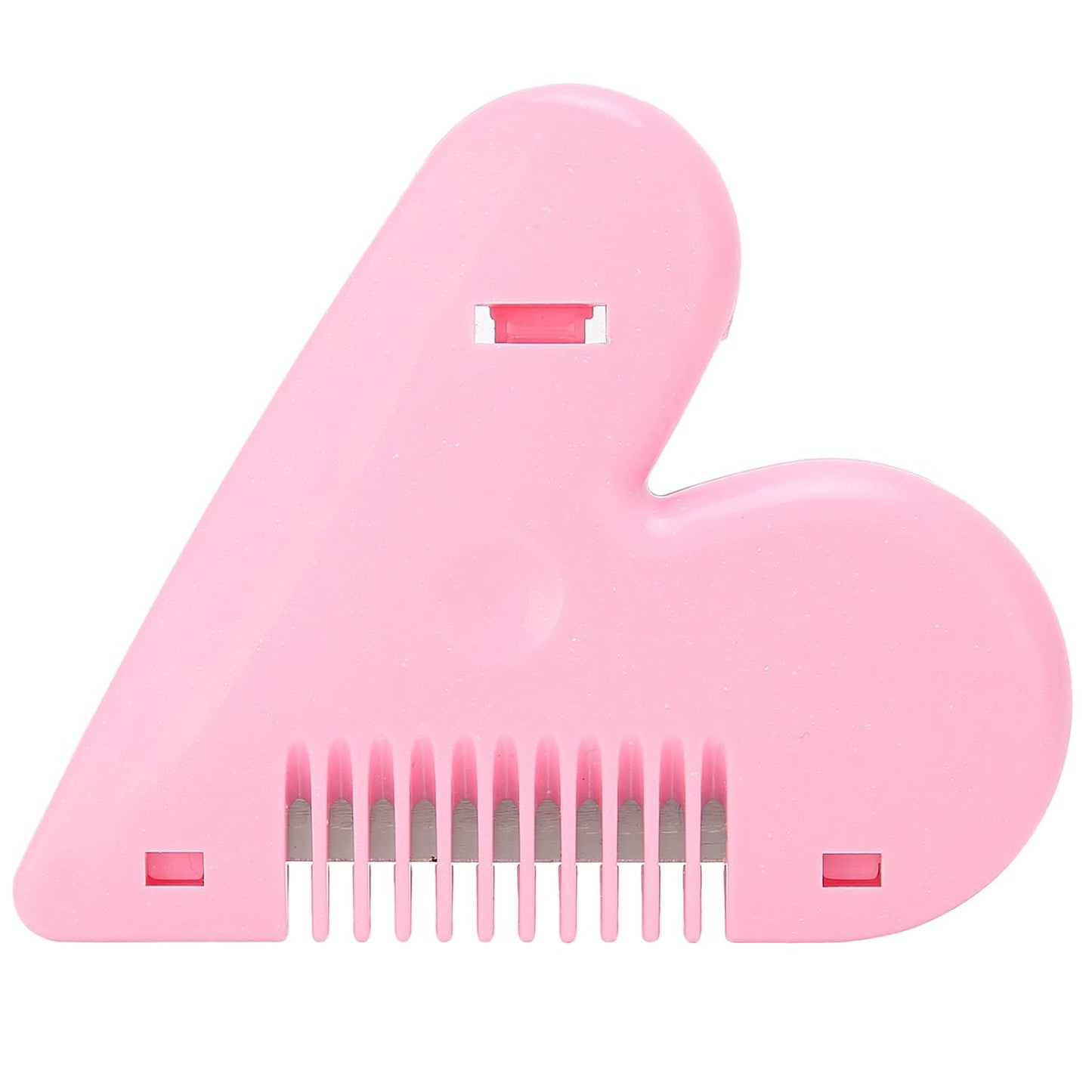Heart Shape Plastic Hair Cutting Scissors For Baby Girls Lightweight Portable Hair Thinning Doubleedge Stainless Steel Convenient For Hair Cutting For Hair Thinning (1 Pc ) - Happy Price - Image 4