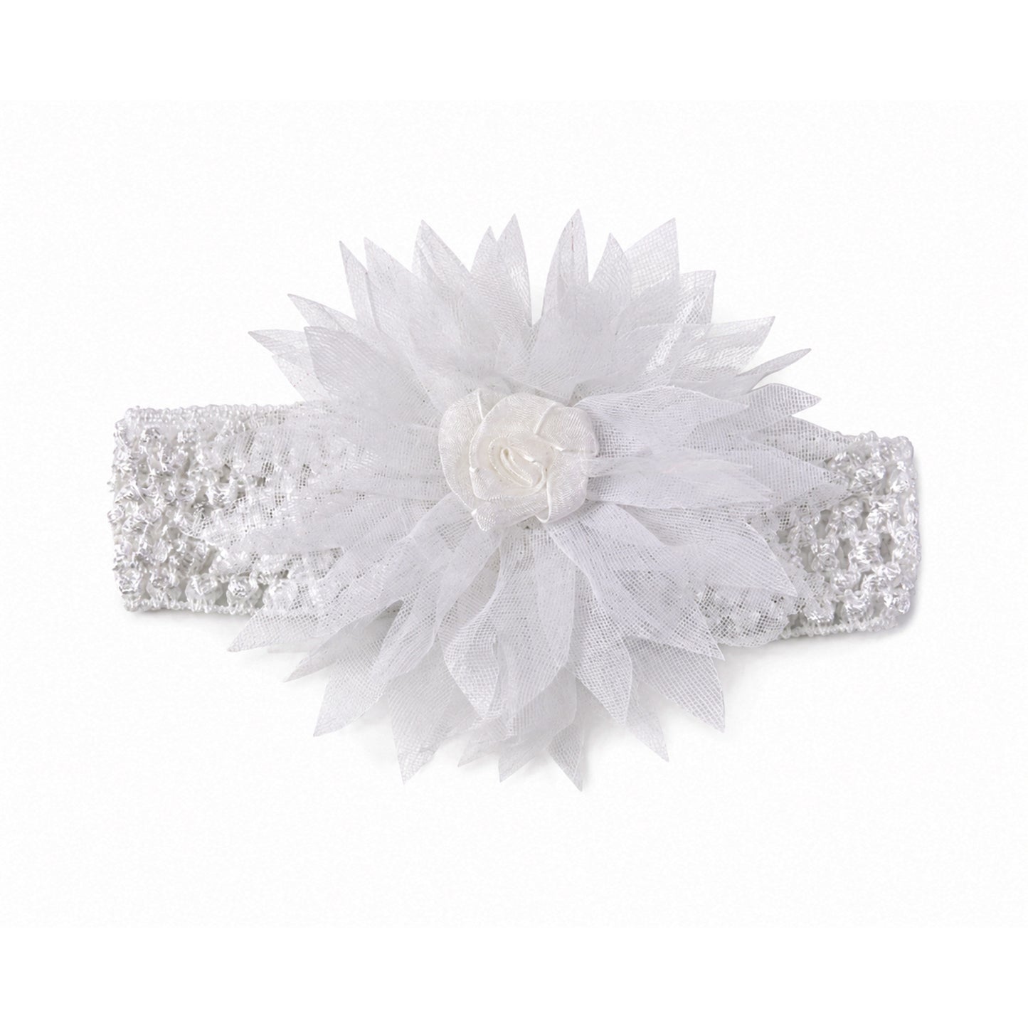 Cute Floral Baby Headband - Soft Elastic Stretchable Hair Accessory (1 Pc) - Happy Price - Image 4