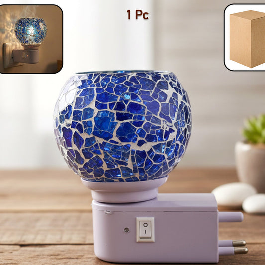 Kapoor Dani Mosaic Glass Electric Night Lamp (1 Pc)