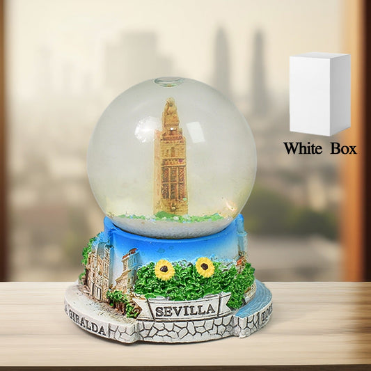 Snow Globes Souvenirs Desk Table Office Decoration (1 Pc) - Happy Price - Image 1