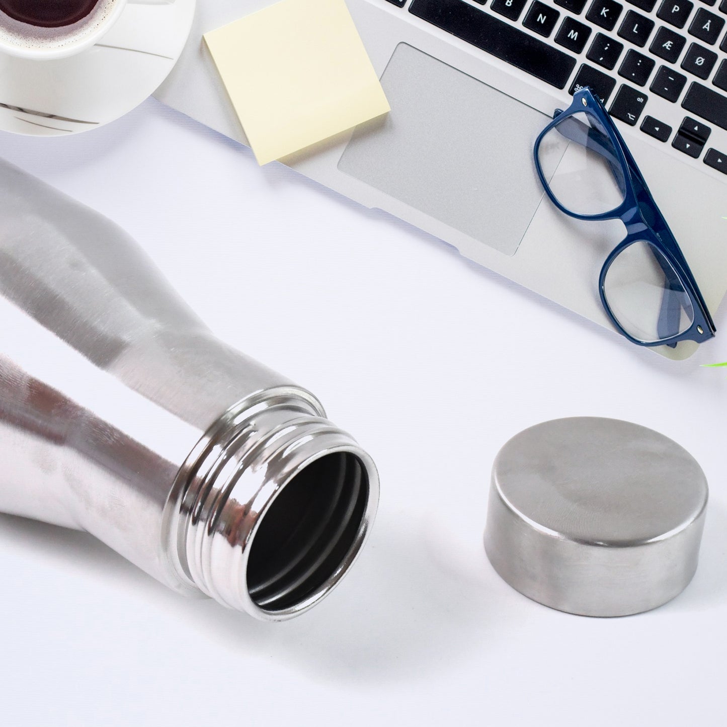 1000 ML Stainless Steel Double Wall Insulated Water Bottle for Hot & Cold Drinks - Happy Price - Image 3