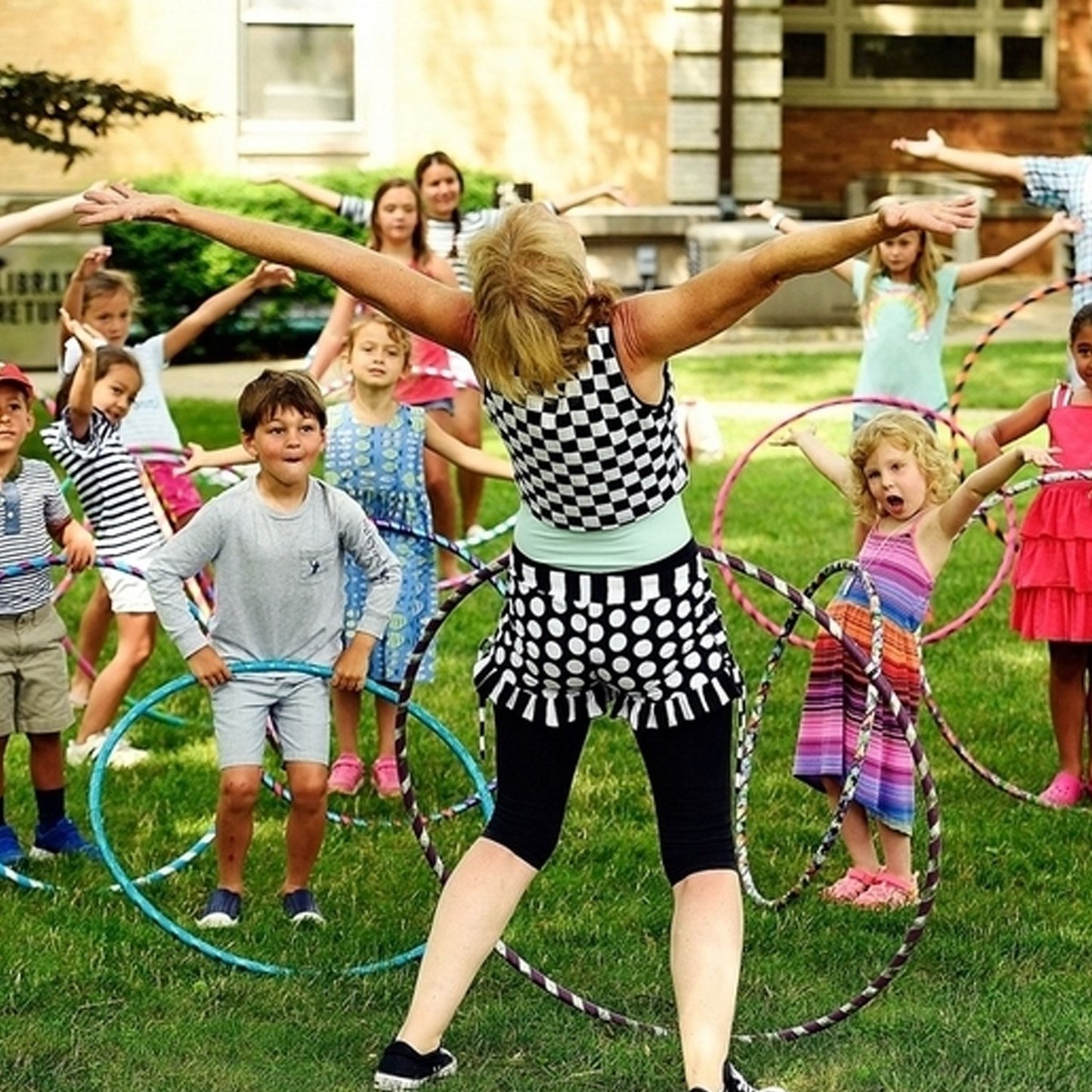 Hoops Hula Interlocking Exercise Ring For Fitness With Dia Meter Boys Girls And Adults - Happy Price - Image 4
