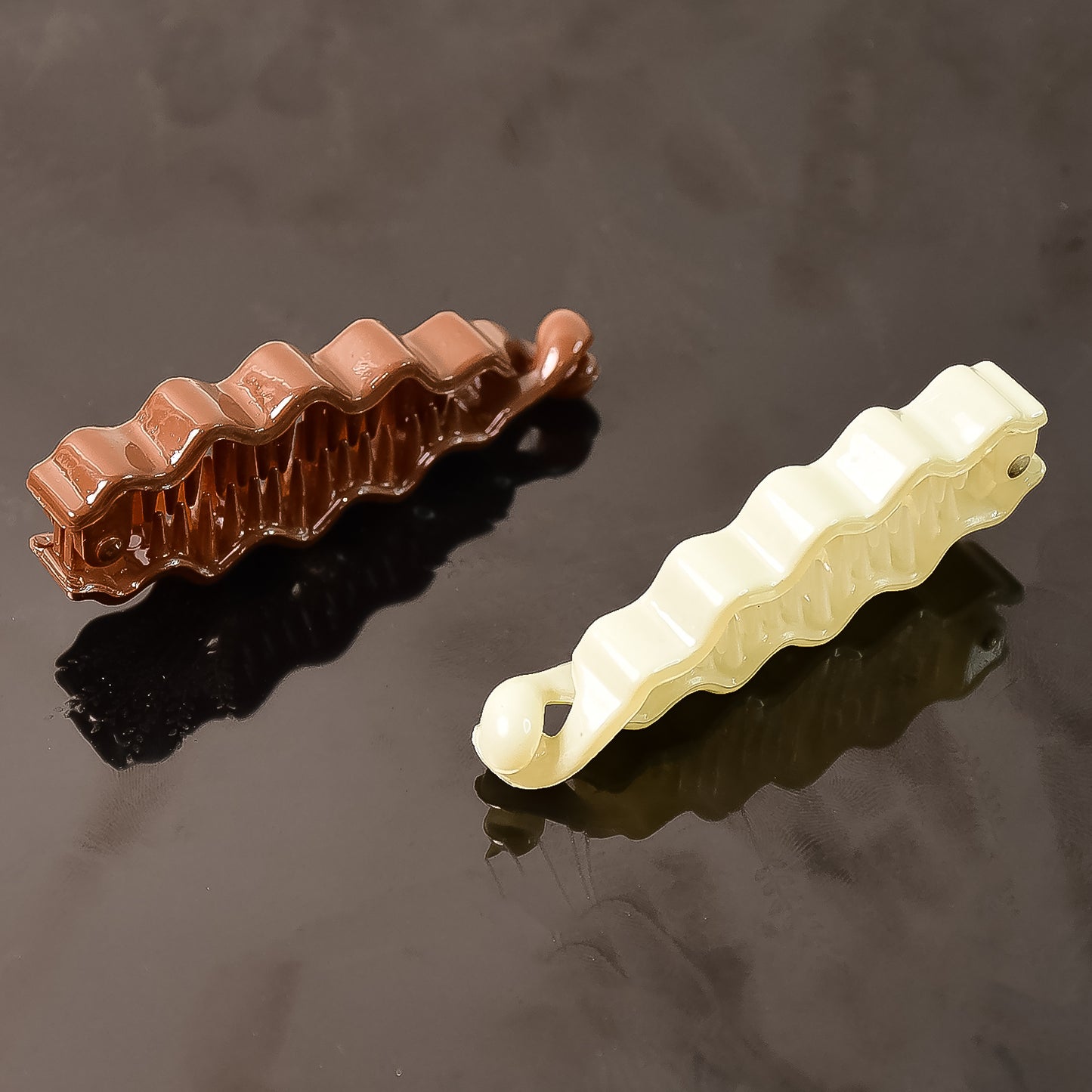 Strong Grip Plastic Hair Claw Clips - 1 Pc, Assorted Colors - Happy Price - Image 3