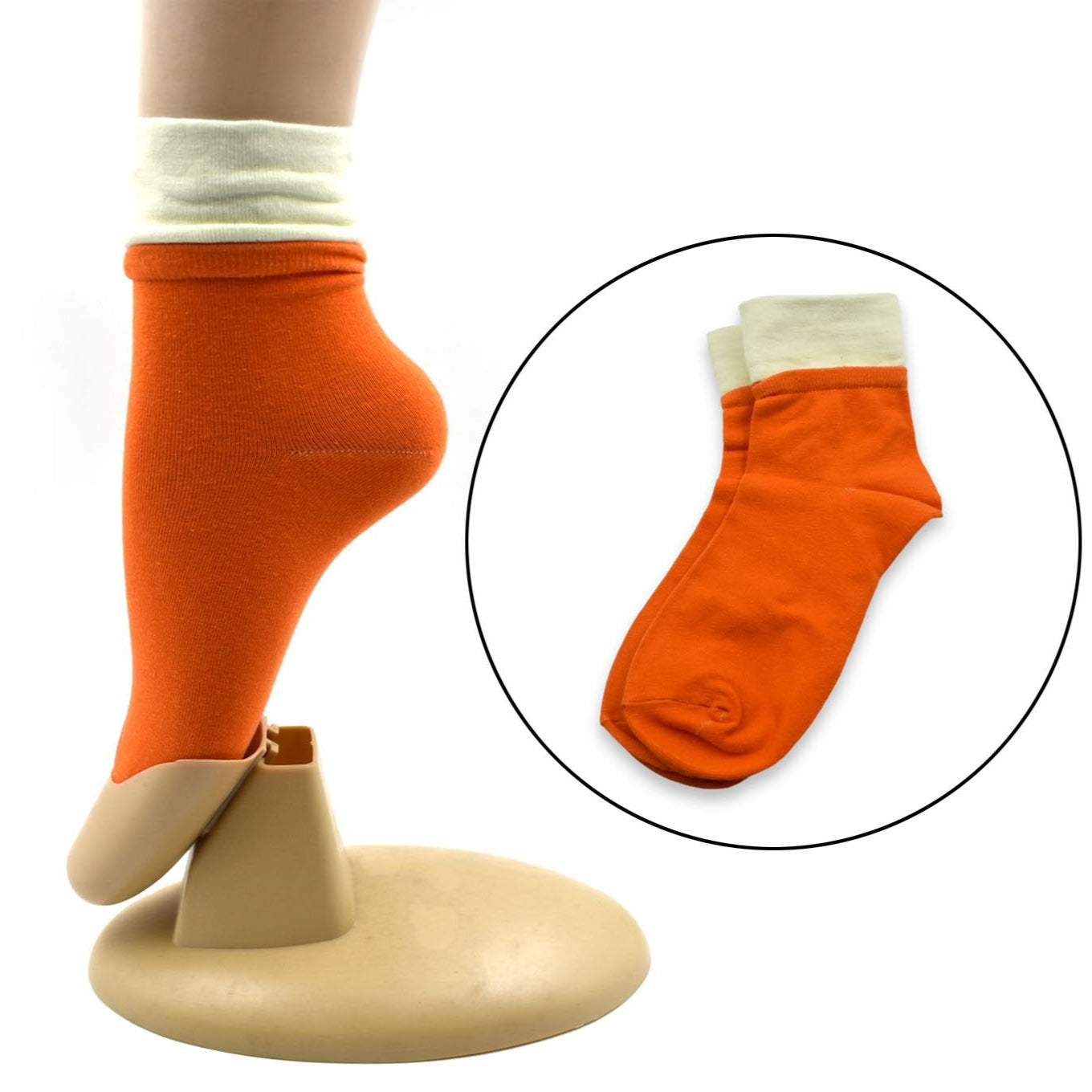 Socks Breathable Thickened Classic Simple Soft Skin Friendly (1pair) - Happy Price - Image 1