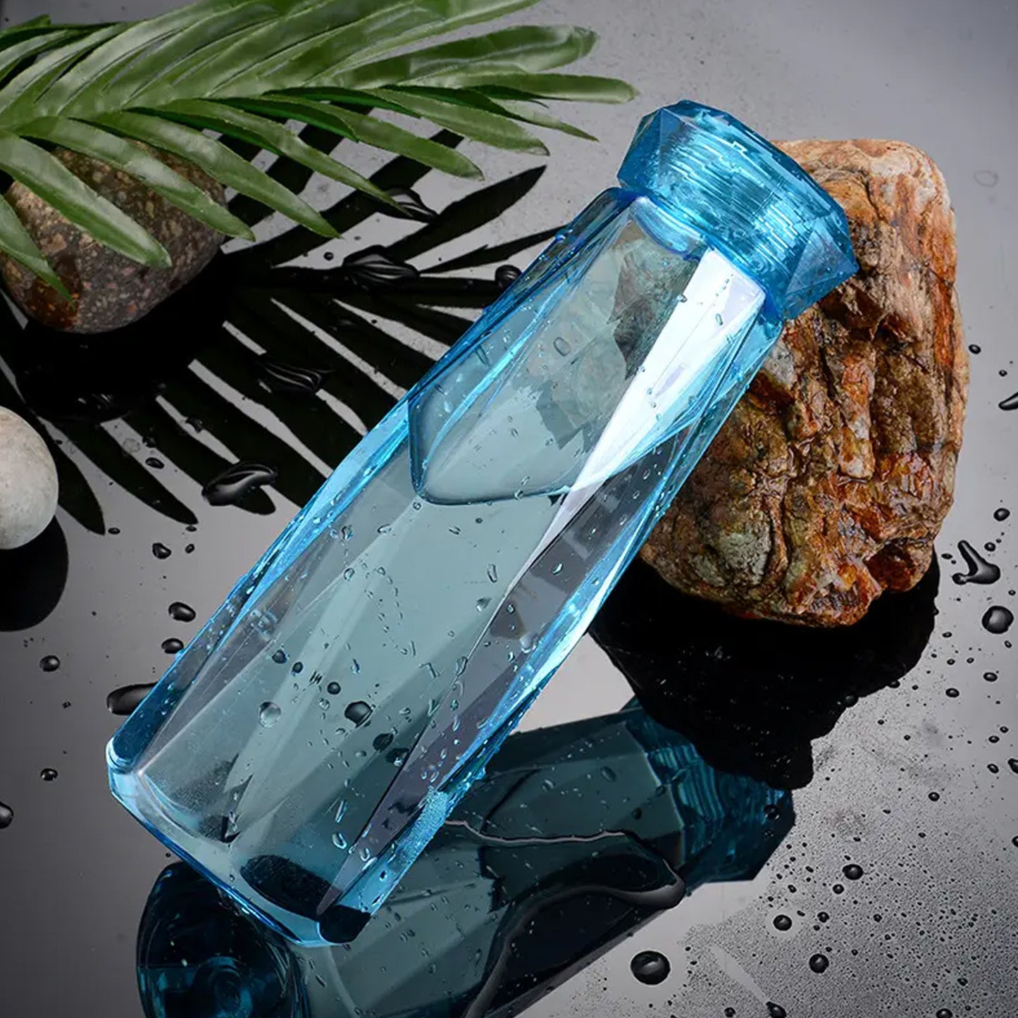 Glass Fridge Water Bottle Plastic Cap With Two Water Glass For Home  Kitchen Use - Happy Price - Image 7
