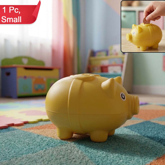 Small Piggy Money Bank Coin Saving Box (1 Pc)