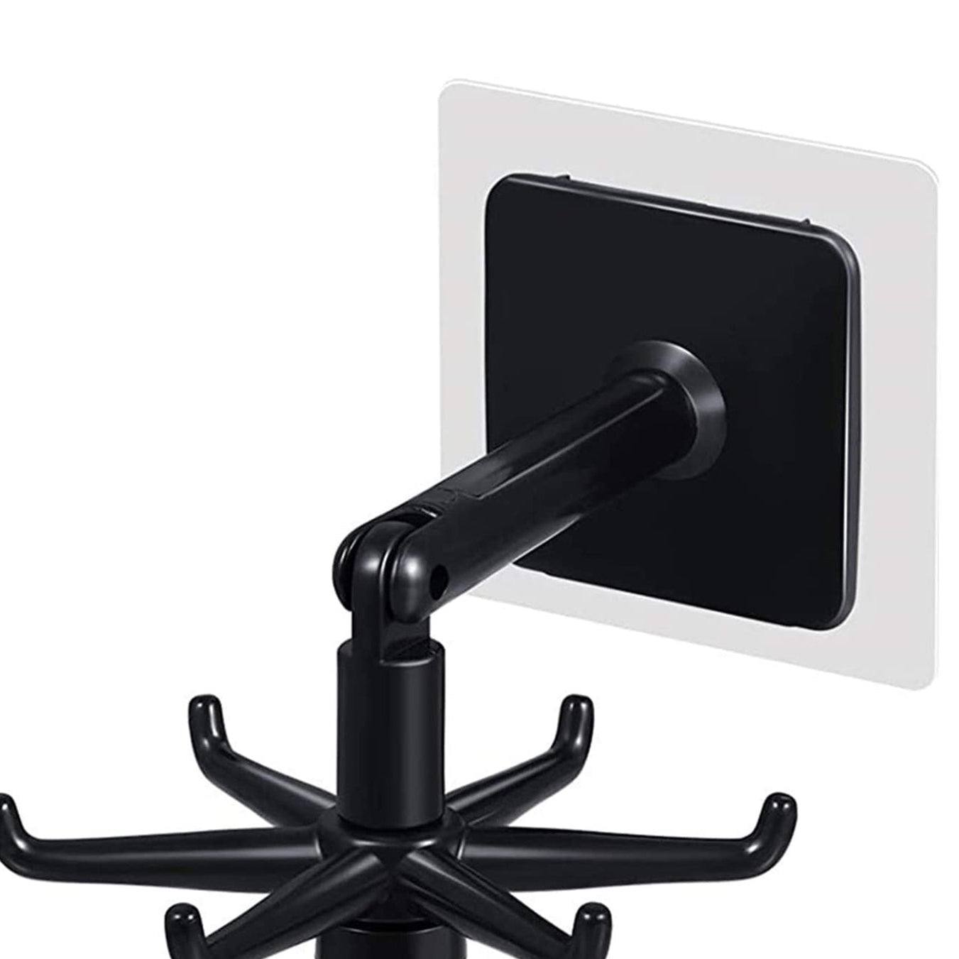 360 Degree Rotating Self-Adhesive Hooks (Pack of 6) - Happy Price - Image 1