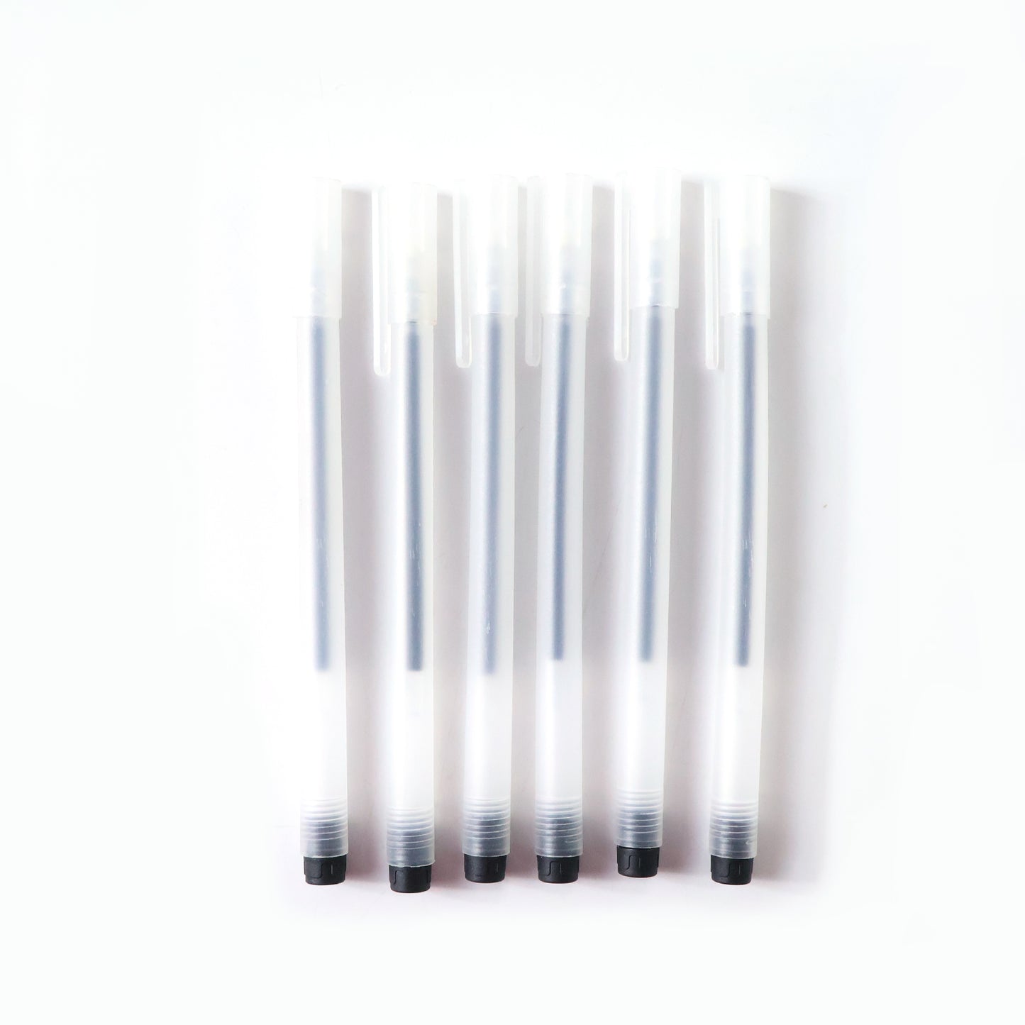 Set of 6 Black Gel Pens for Smooth Writing - Happy Price - Image 3