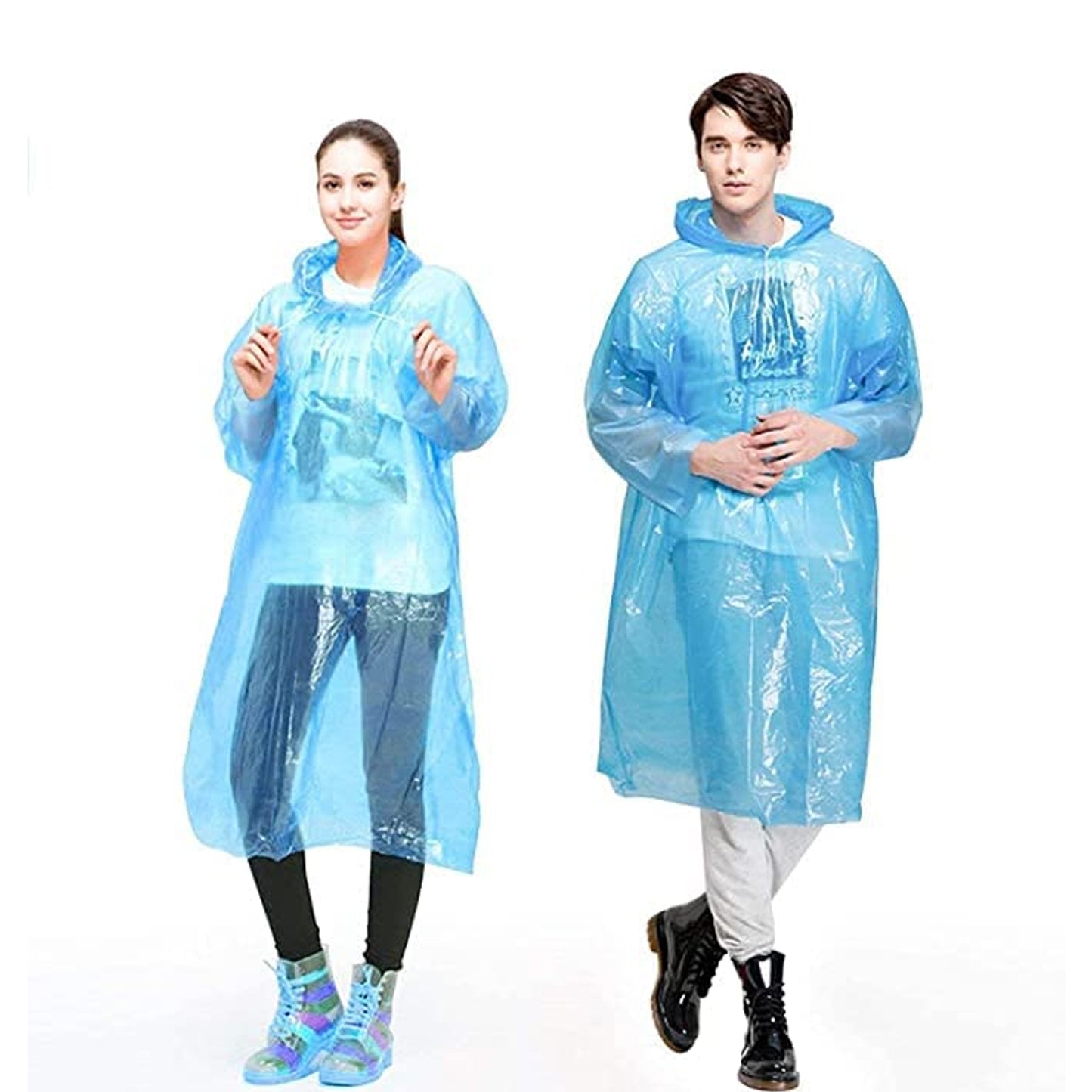 Pocket-Sized Reusable Raincoat - Free Size Waterproof Poncho - Happy Price - Image 6