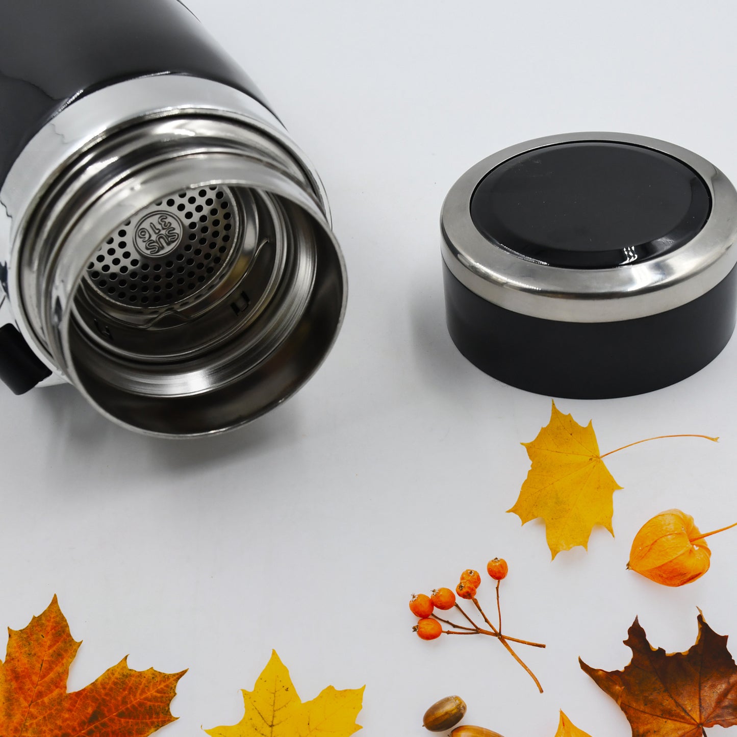 Double Stainless Steel Wall Flask Vacuum Insulated Water Bottle - Happy Price - Image 5