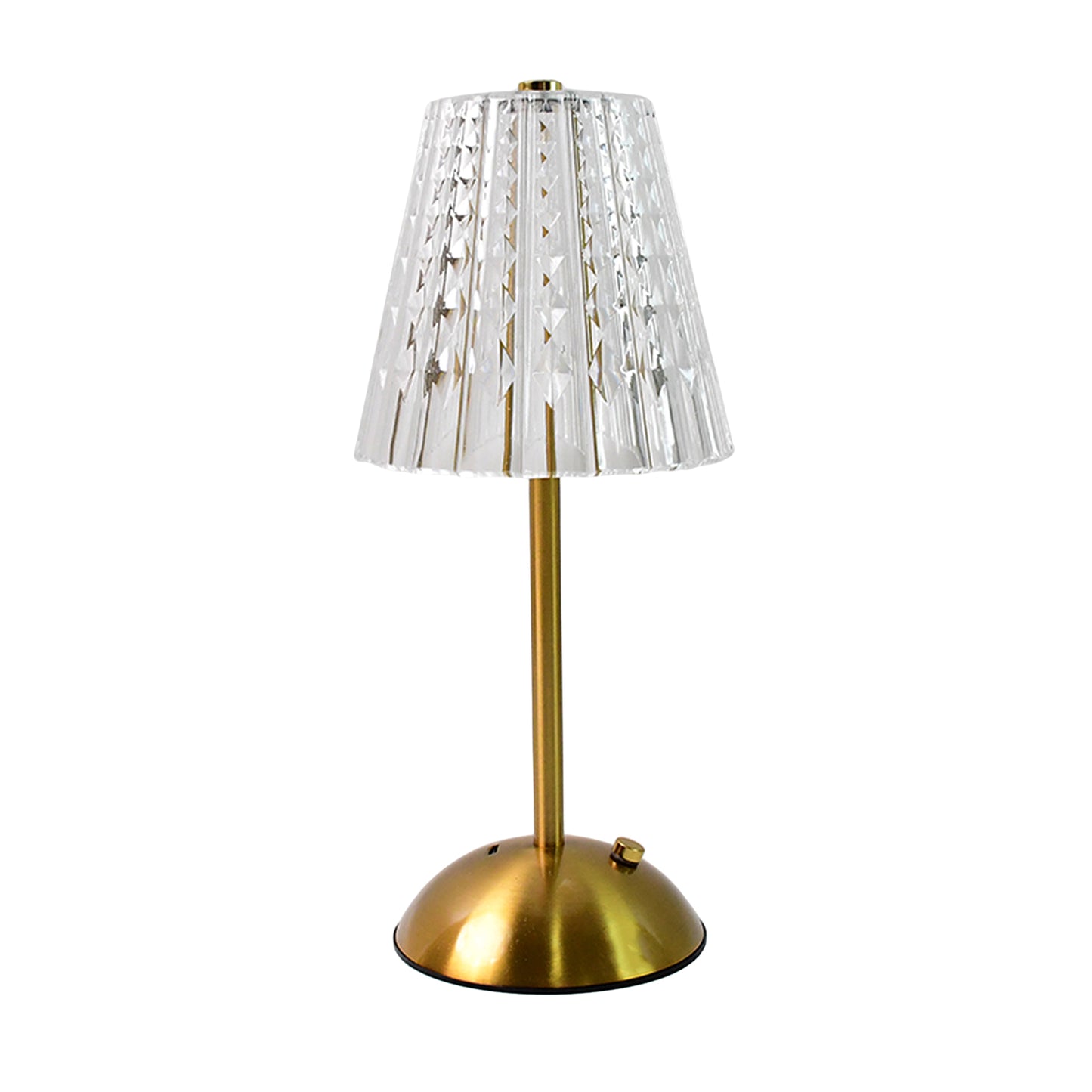 Elegant Crystal Table Lamp with USB Charging - Decorative LED Light for Home & Gifting - Happy Price - Image 2