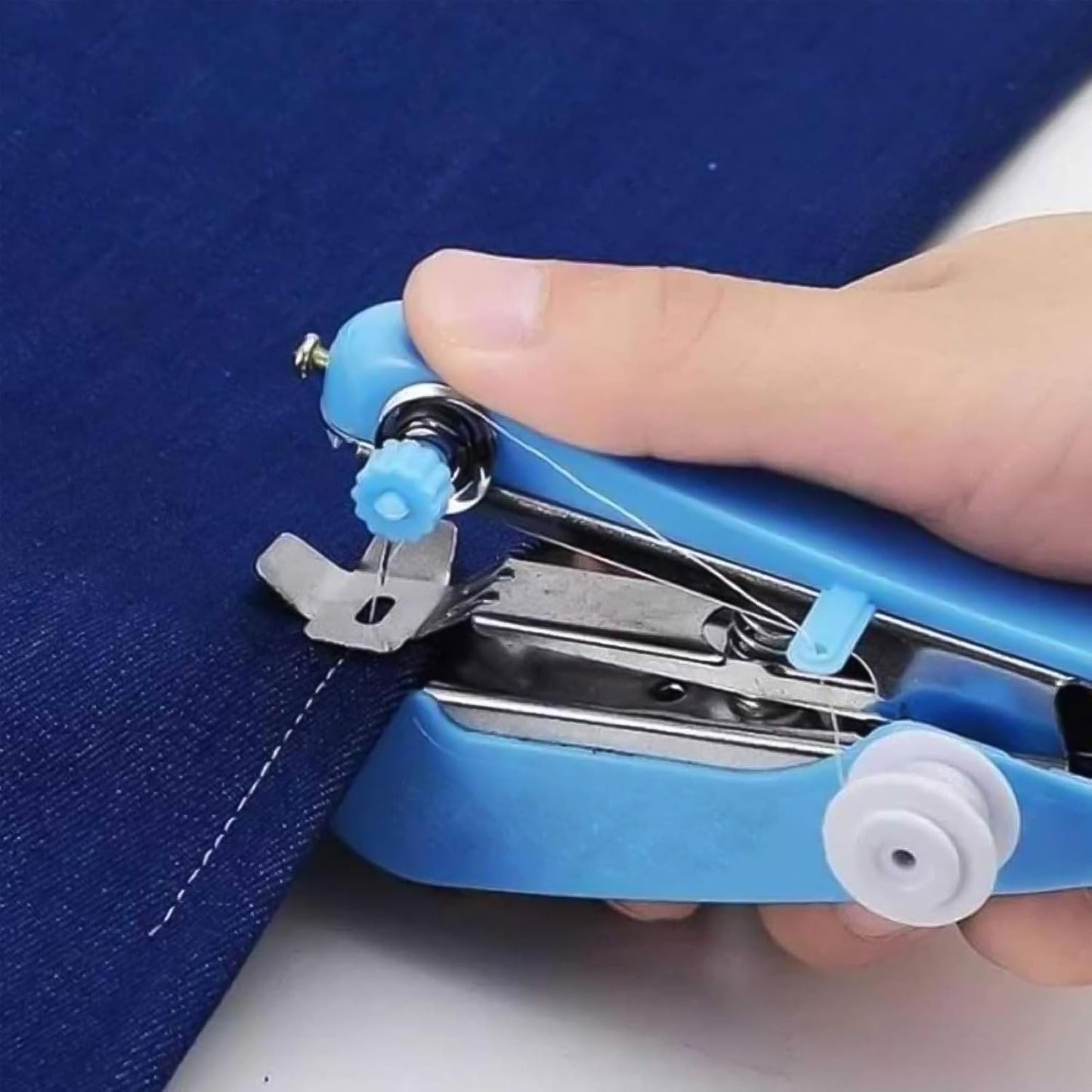 Handy Stitching Stapler Machine Pocket Portable Mini Sewing Cordless Hand-operated Manual Stitch Stapler Sillai Machine For Garment Cloth - Happy Price - Image 3