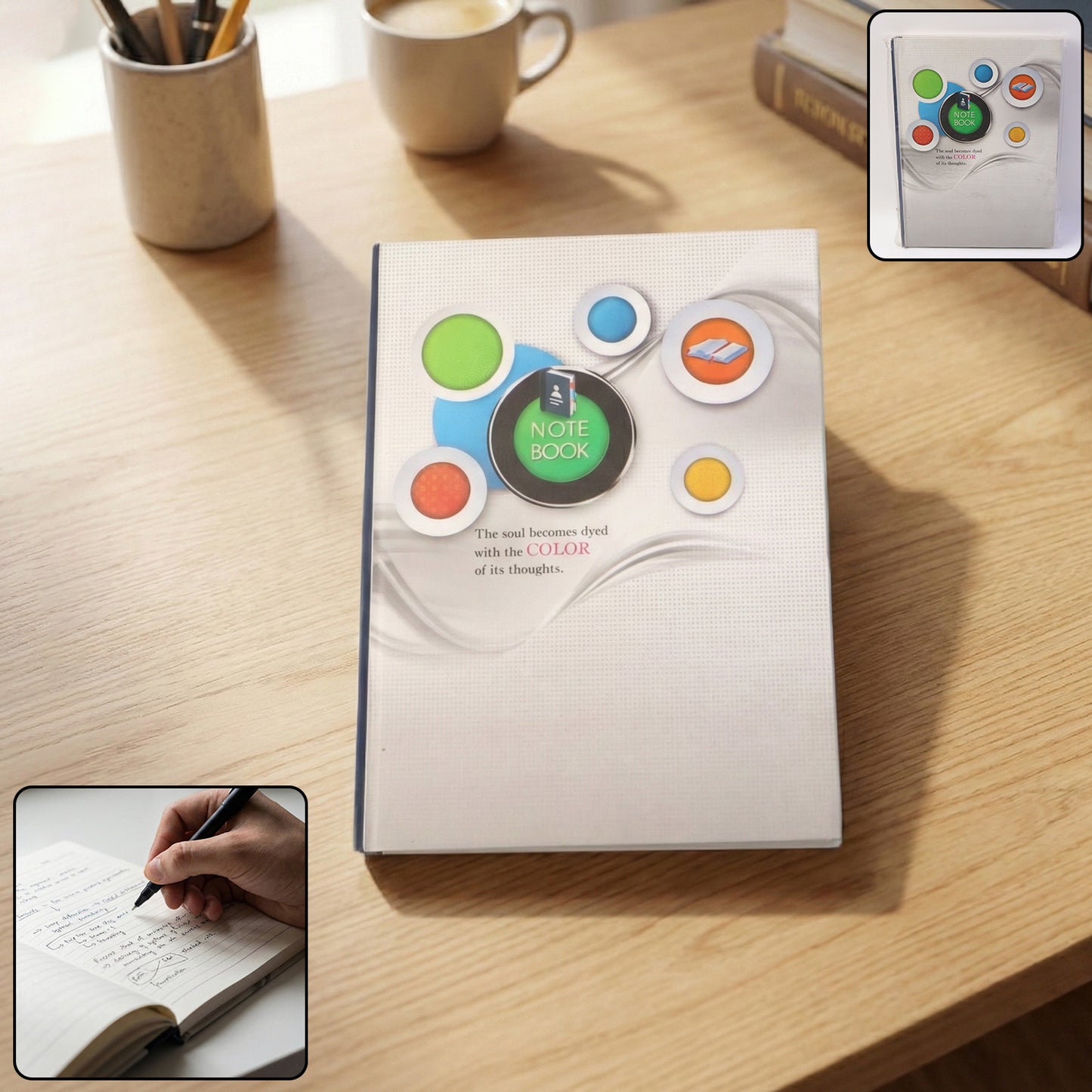 Hardbound Ruled Notebook, 1 Pc, 100 Pages, 240x180mm - Happy Price - Image 7