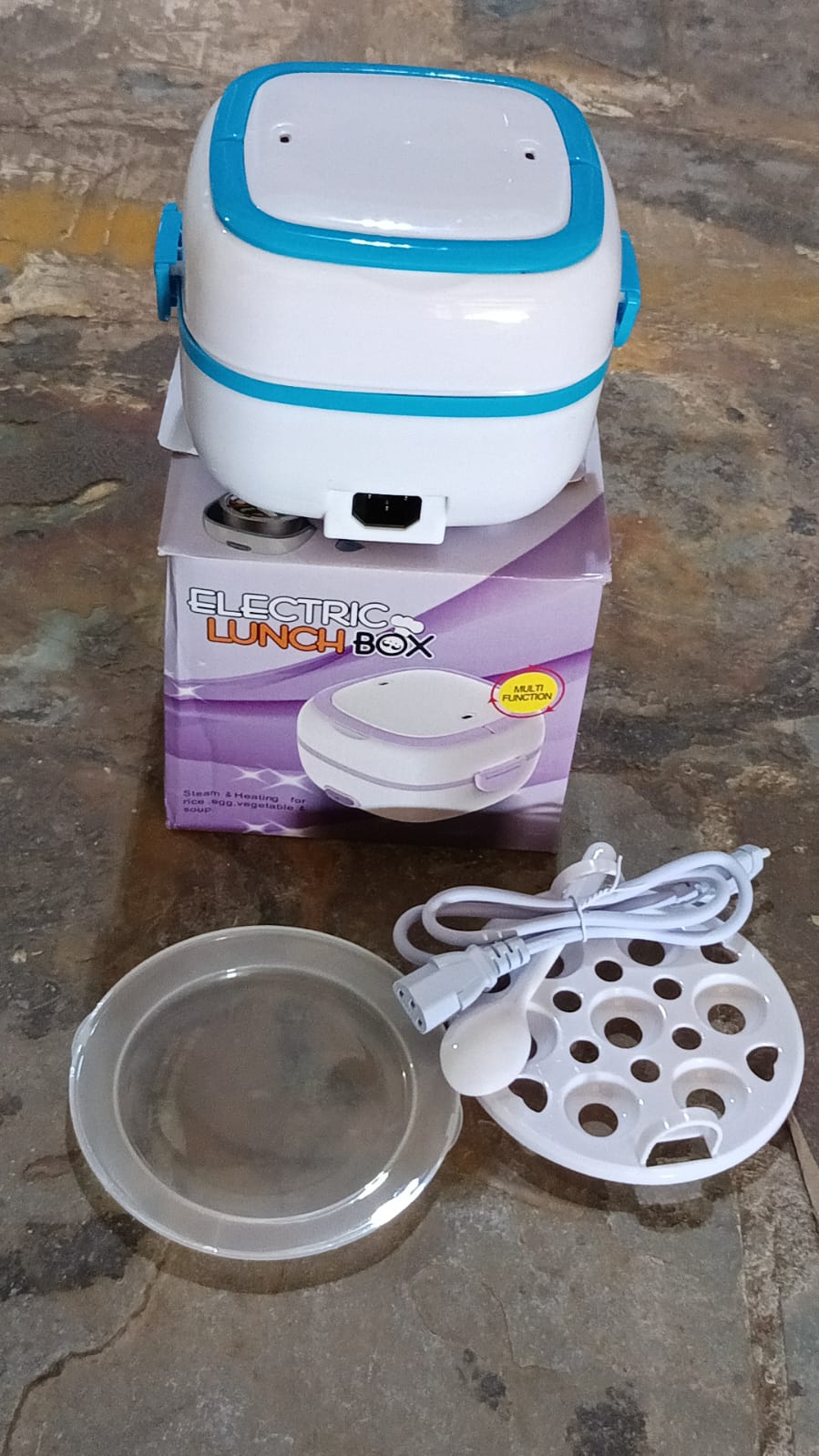 Electric Lunch Box Portable Food Warmer Food Heating Lunch Box Removable Food-grade Stainless Steel Compartments 220v 200w For Car Truck Office - Happy Price - Image 7