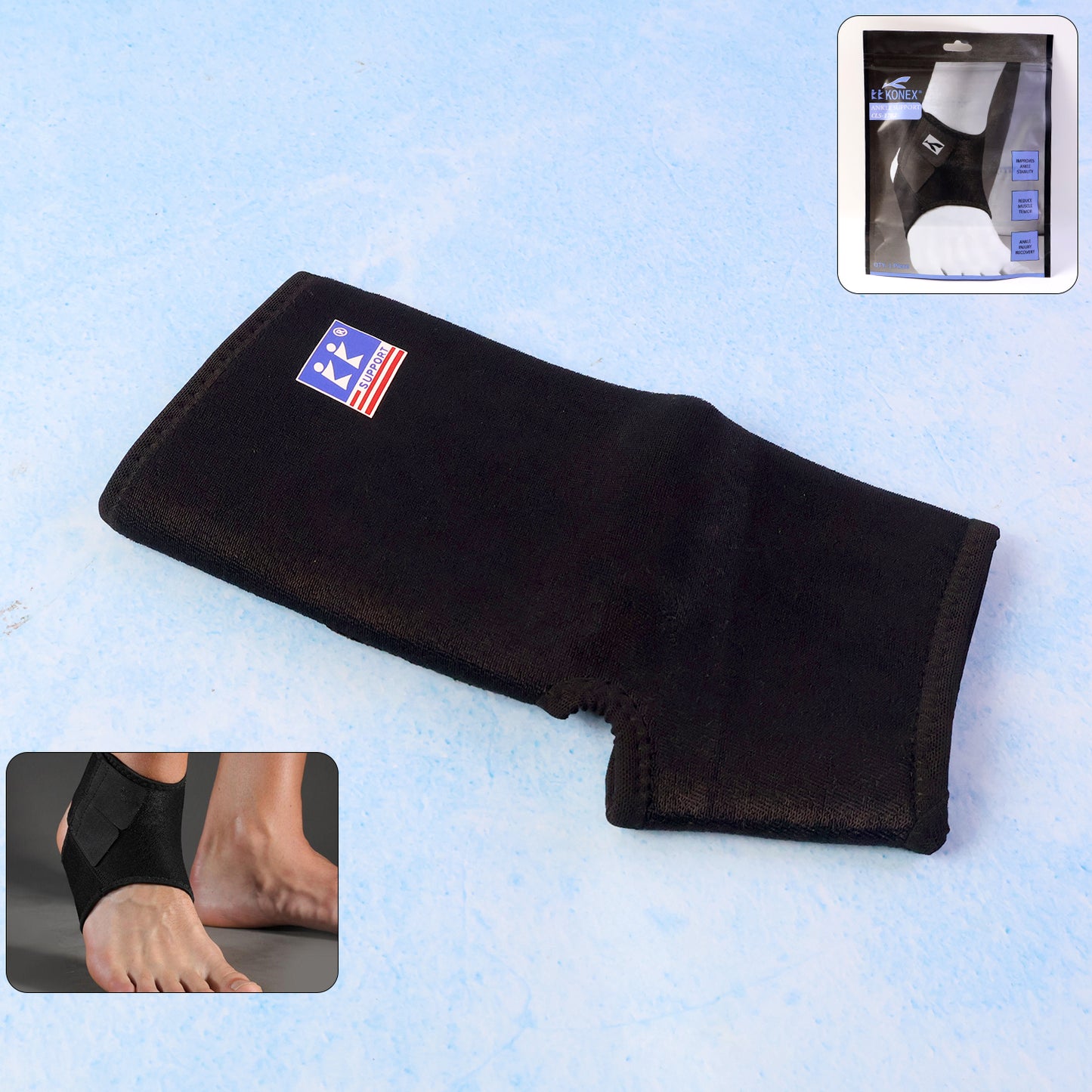 Adjustable Knee Brace with Open Patella & Compression Strap - 1 Pc - Happy Price - Image 2