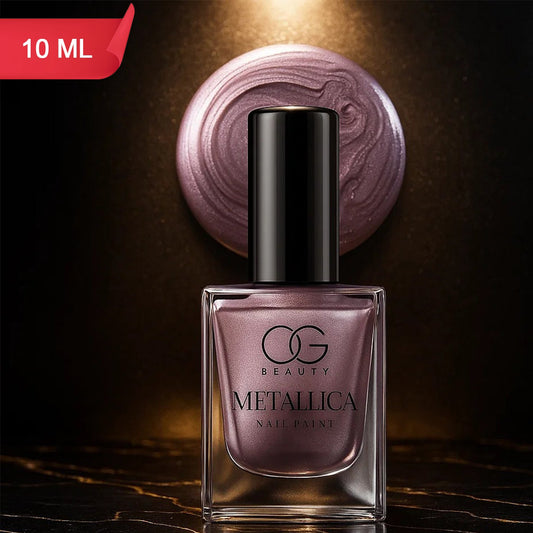 Rose Chrome Metallic Nail Polish - 10 ML - Happy Price - Image 1