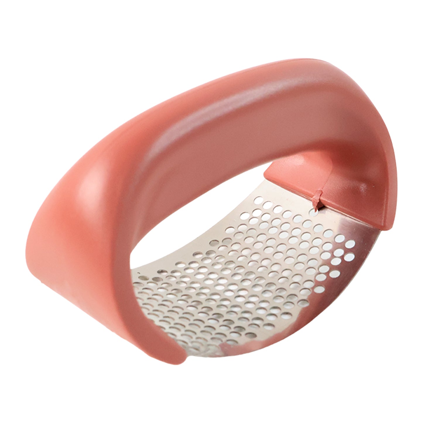 Premium Curve Garlic Press Crusher (1 Pc) - Stainless Steel Mincer - Happy Price - Image 2