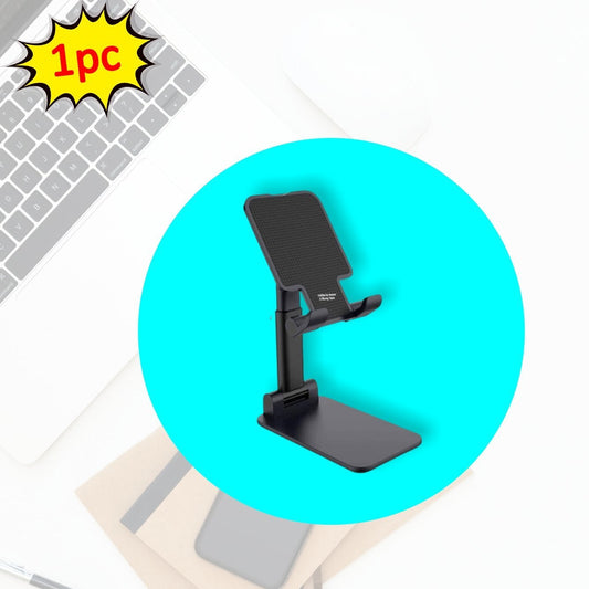 Foldable Mobile Stand With Angle Adjustable Desktop Table Mobile Holder - Happy Price - Image 1