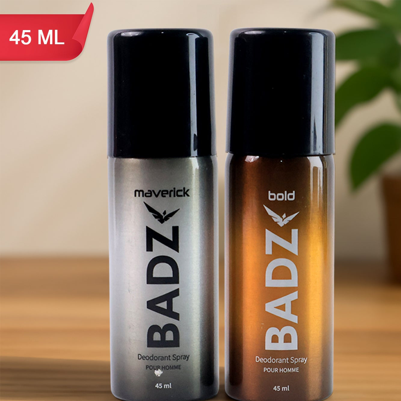 Badz Long-lasting Premium Deodorant Body Spray For Men (1 Pc  Mixed Fragrance  45 Ml)