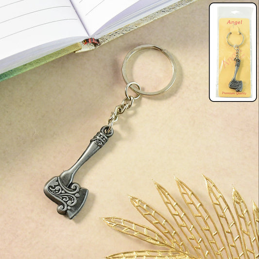 Metal Axe Shape Keychain - Unique Tool Design Key Holder (1 Pc) - Happy Price - Image 1