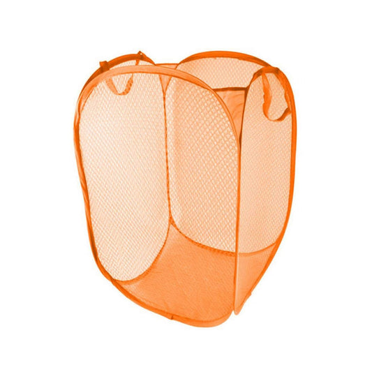 Foldable Mesh Laundry Basket with Handles - Collapsible Storage Bin - Happy Price - Image 1